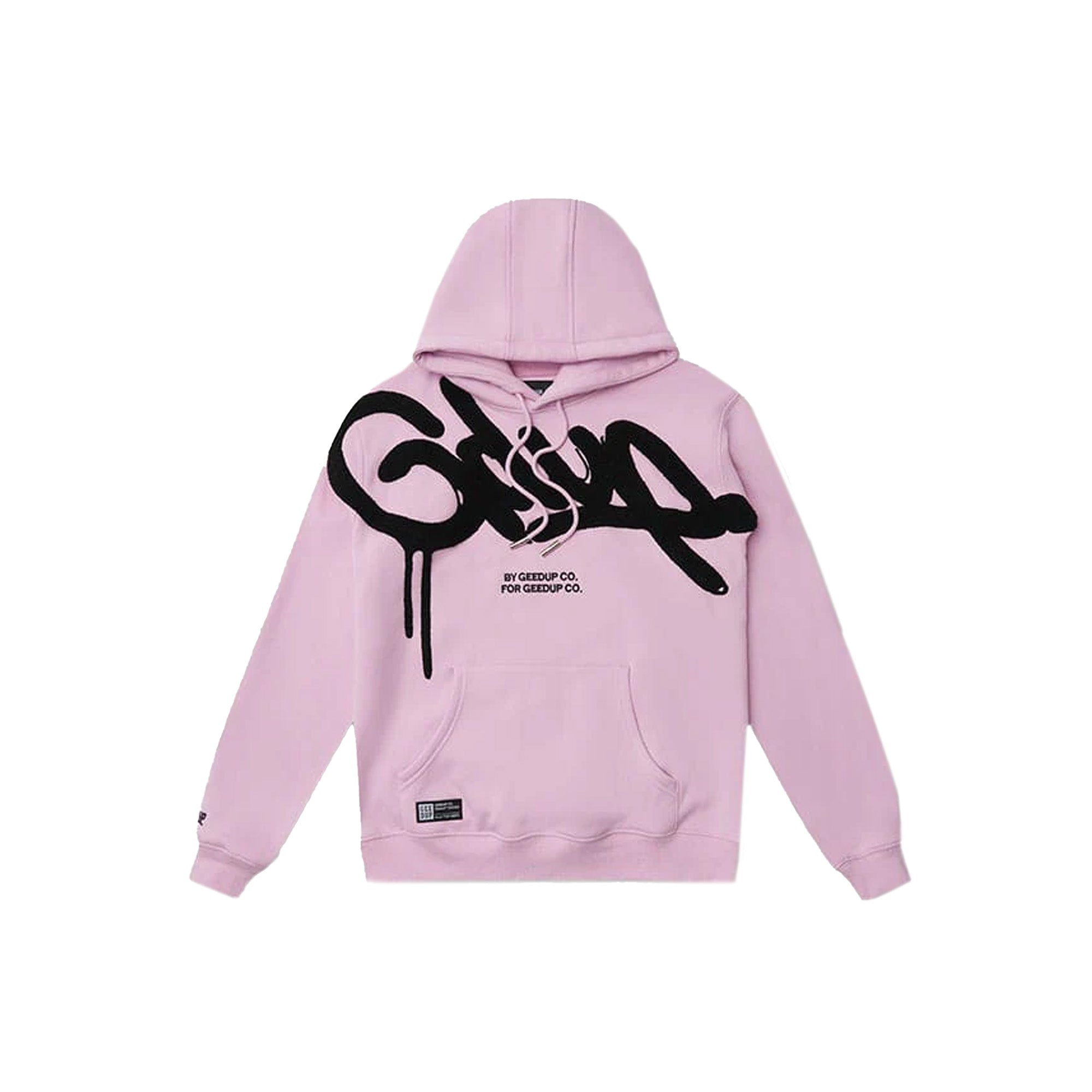 Geedup Handstyle Hoodie 'Lavender & Black' 2025 - Trendy Streetwear Pullover for Men & Women | Perfect for Casual Outfits, Gym Wear & Urban Fashion