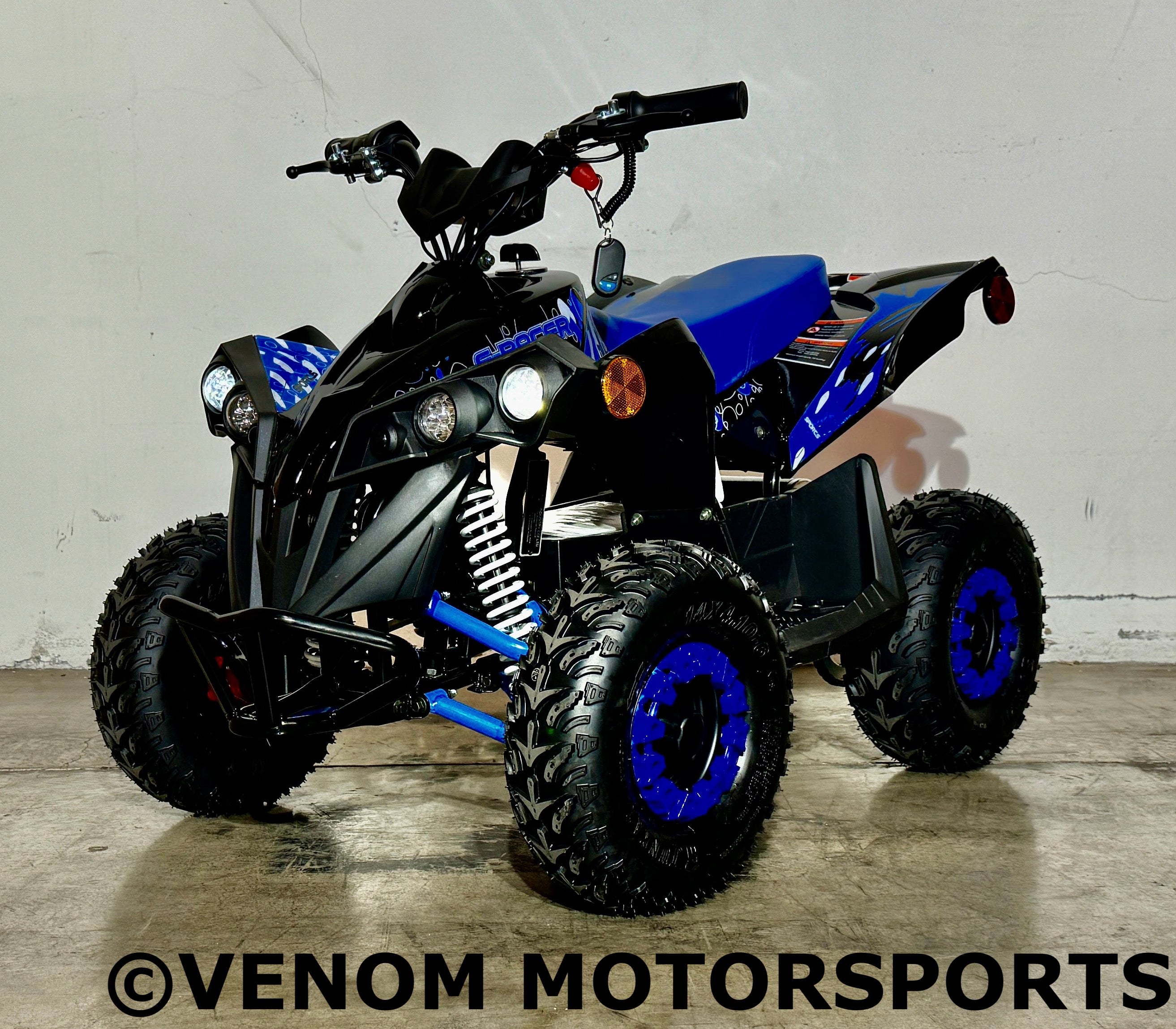 Venom E Racer 1000W 36V Electric ATV for Adults - Off-Road Adventure, Hunting & Farm Work - Powerful All-Terrain Vehicle with Long Battery Life