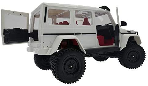 FMT R/C MN86 4WD 1/12 Scale 2.4GHz Remote Control G500 RC Rock Crawler Off-Road Truck - Ready-to-Run RTR Vehicle for Kids & Adults (White) | Perfect for Indoor/Outdoor Crawling, Trail Adventures & Backyard Racing