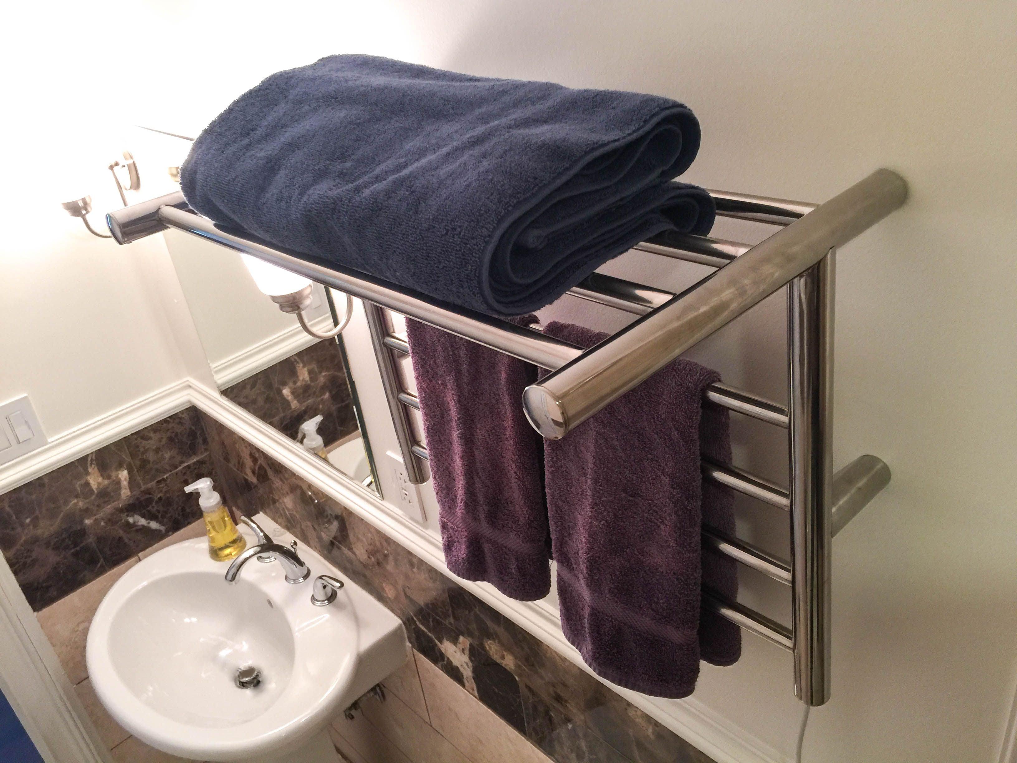 Amba Radiant Shelf Plug-in & Hardwired Towel Warmer - 23.5