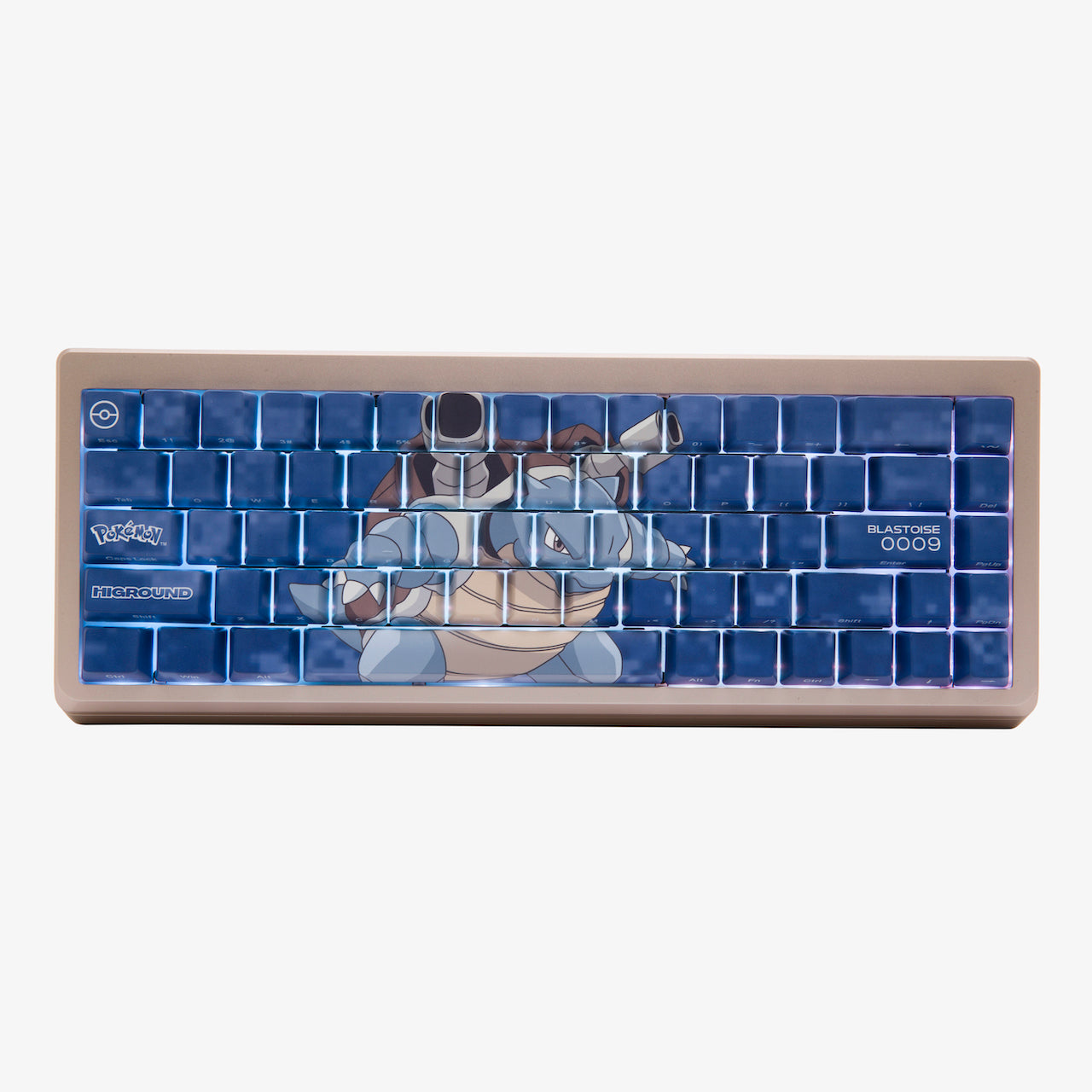 Pokémon + HG Summit 65 Keyboard 2.0 - Blastoise Themed Mechanical Gaming Keyboard for PC & Mac | Perfect for Gaming, Typing & Streaming