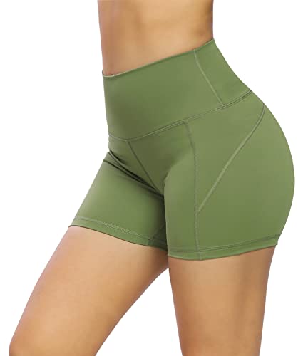 QUEENIEKE Women's High Waist Running Shorts 4.5
