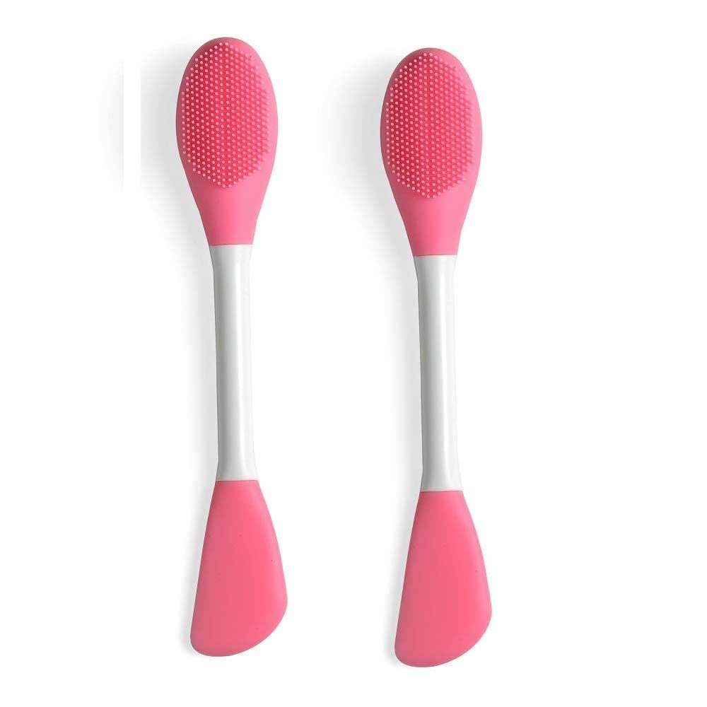 Getmecraft Silicone Face Mask Brush - Gentle Exfoliating Face Scrubber & Hairless Moisturizer Applicator for Mud, Clay, Charcoal Masks, Creams & Lotions | Perfect for At-Home Spa & Skincare Routine