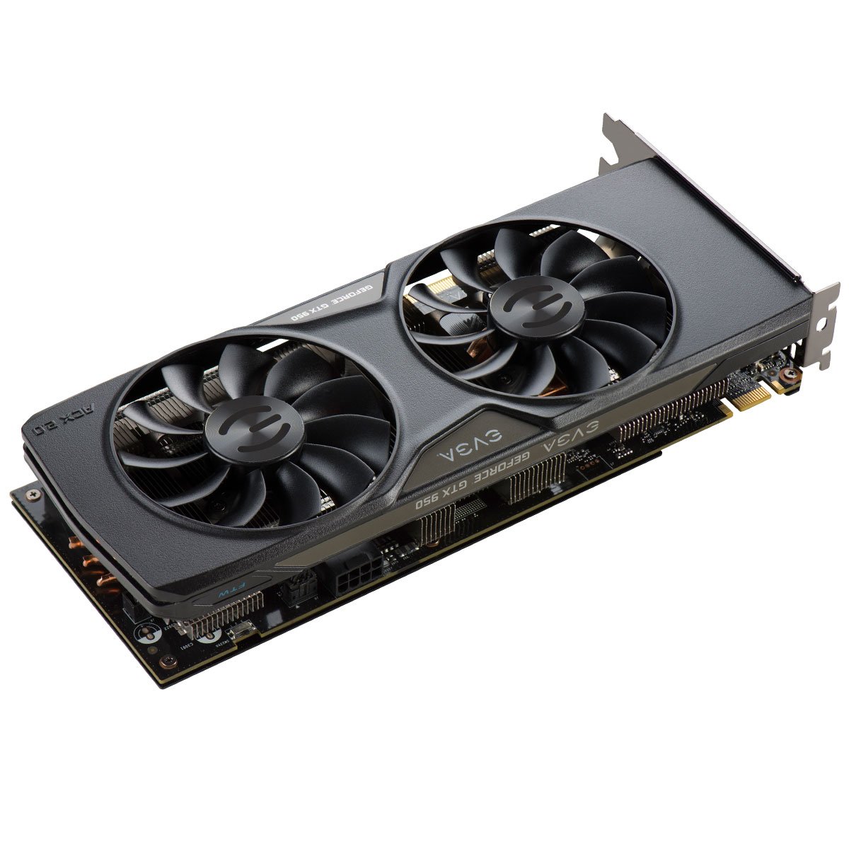 EVGA GeForce GTX 950 2GB GDDR5 FTW Gaming Graphics Card with Silent Cooling - 02G-P4-2958-KR | High Performance for 1080p Gaming, Video Editing & VR Ready PC Builds