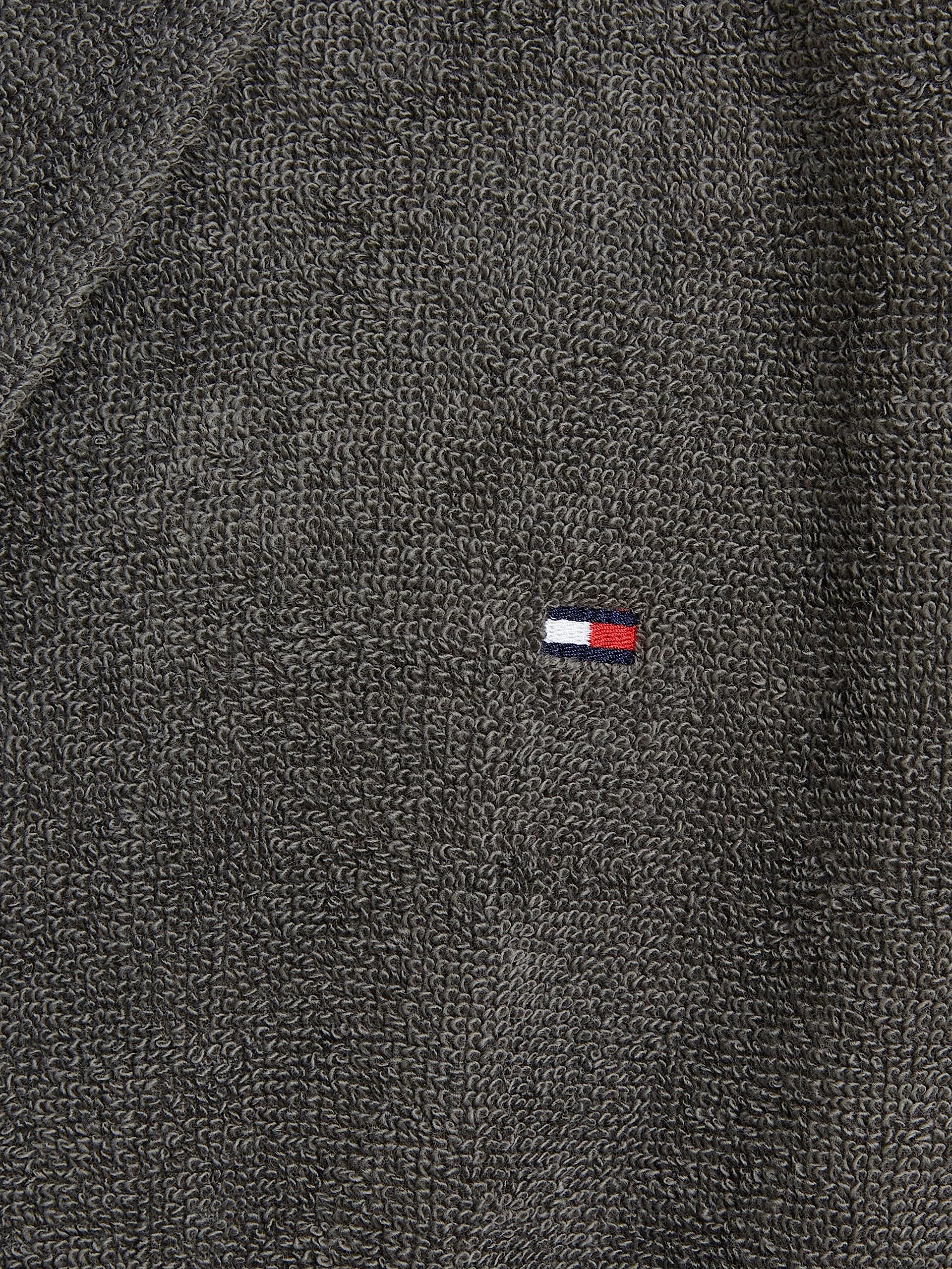 Tommy Hilfiger Men's Plush Bathrobe - Soft Cotton Terry Cloth Robe for Men, Spa & Lounge Wear, Home Relaxation Gift