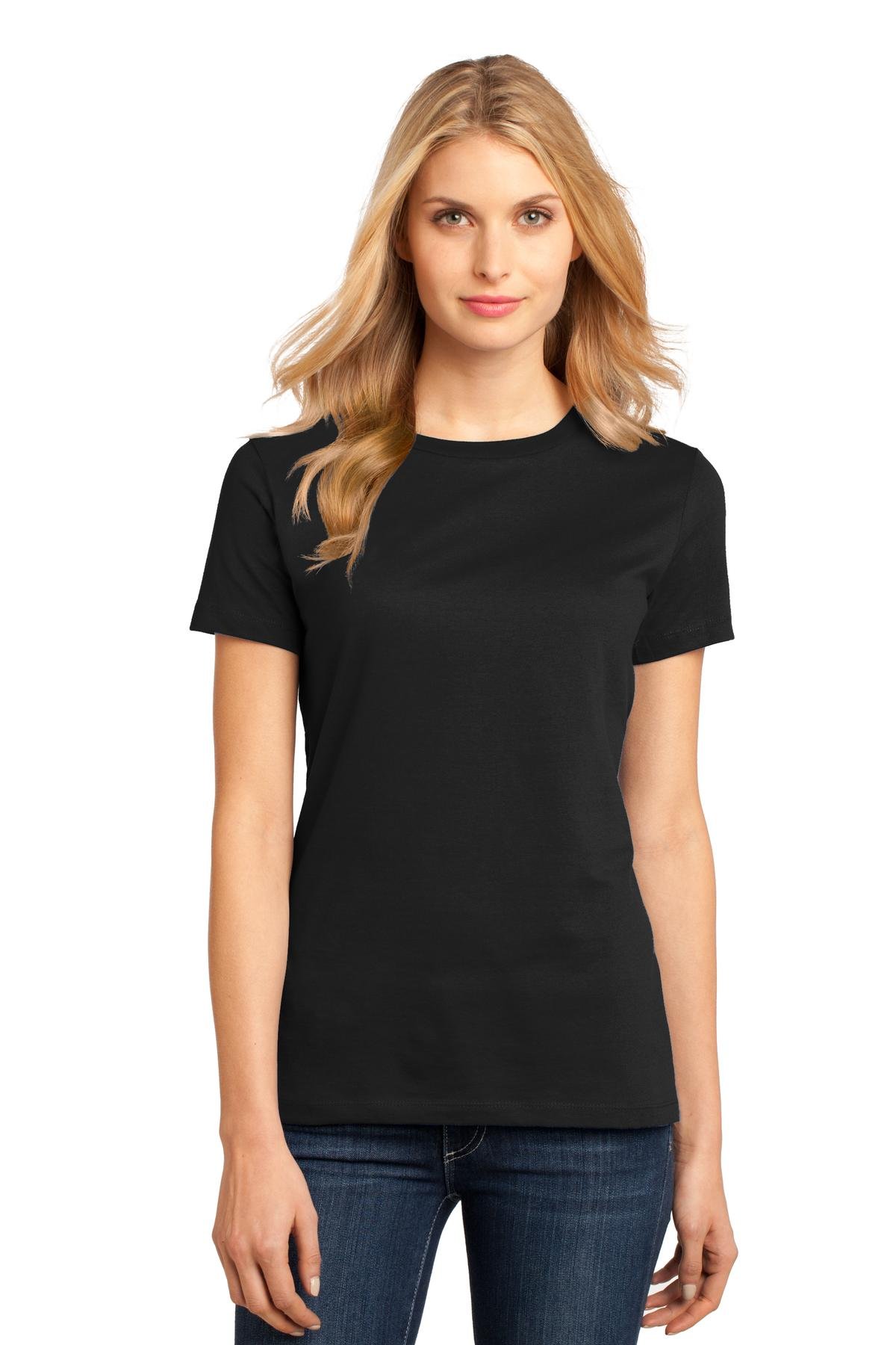 District Women's Perfect Weight Tee DM104L - Lightweight Comfortable Short Sleeve T-Shirt for Yoga, Running & Casual Wear