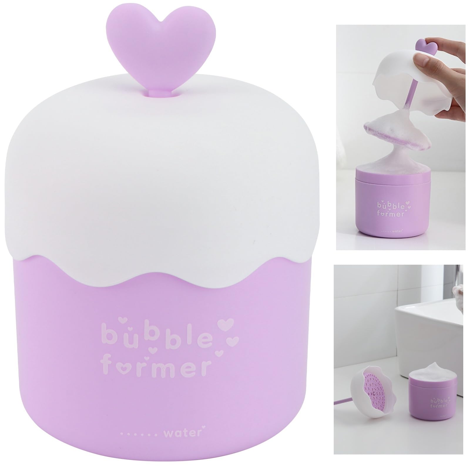 Cabilock Bubble Machine for Kids - Portable Foaming Soap Dispenser & Travel Body Wash Cup - Mini Bubble Maker Tool for Bath Time & Facial Cleanser - Perfect for Travel, Home, and Kids Bathroom Fun
