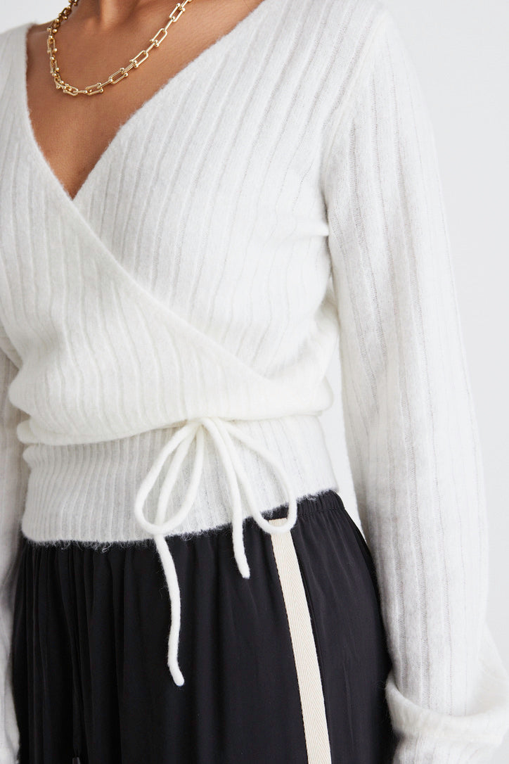 Honest Ivory Ballerina Soft Rib Knit Wrap - Elegant Ballet Wrap for Dancers & Performances - Perfect for Dance Recitals, Ballet Classes & Special Occasions