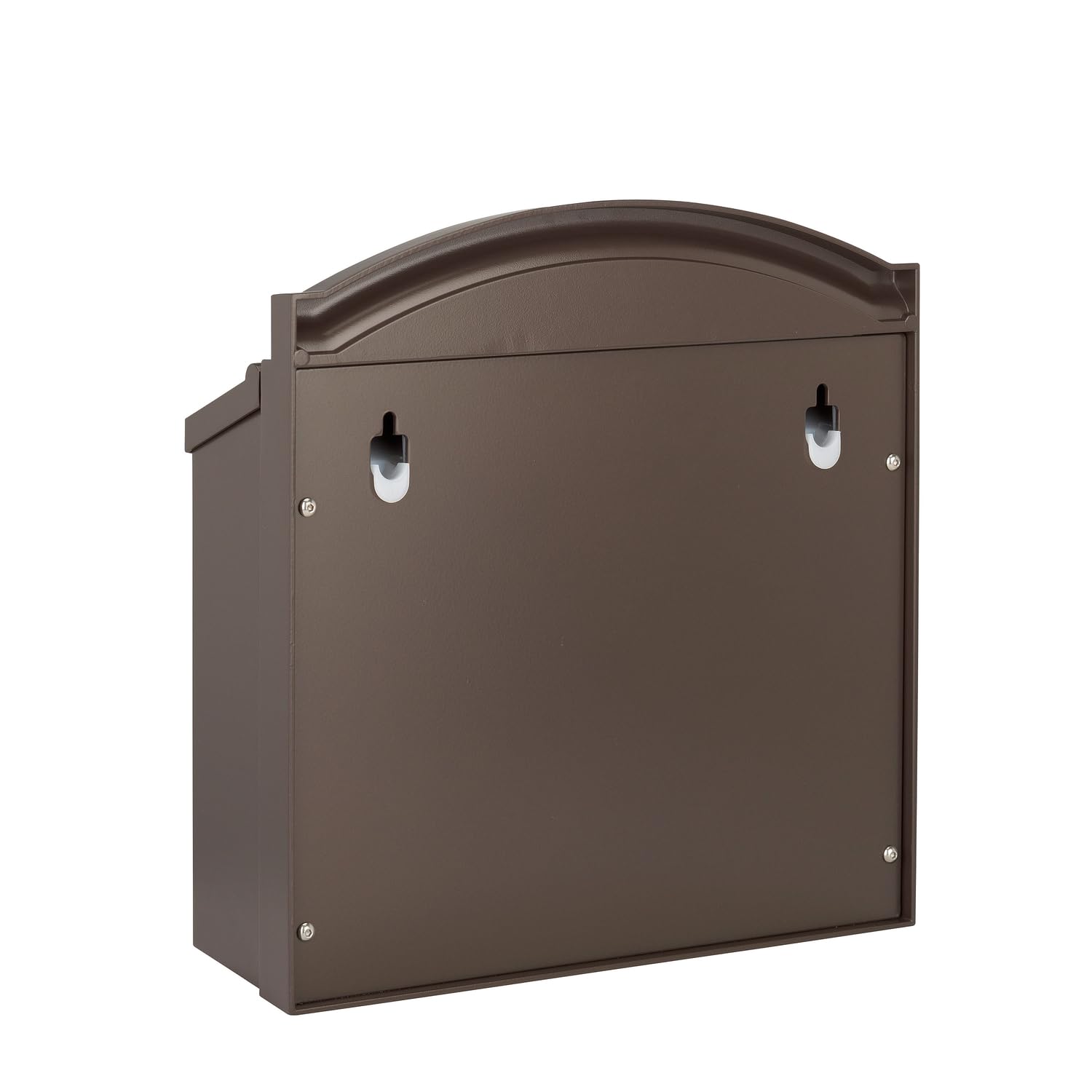 Whitehall Wall-Mounted Mailbox - Large Locking Aluminum Outdoor Mailbox in Bronze/Gold (4 Colors) | Secure Mail Storage for Homes, Apartments & Offices