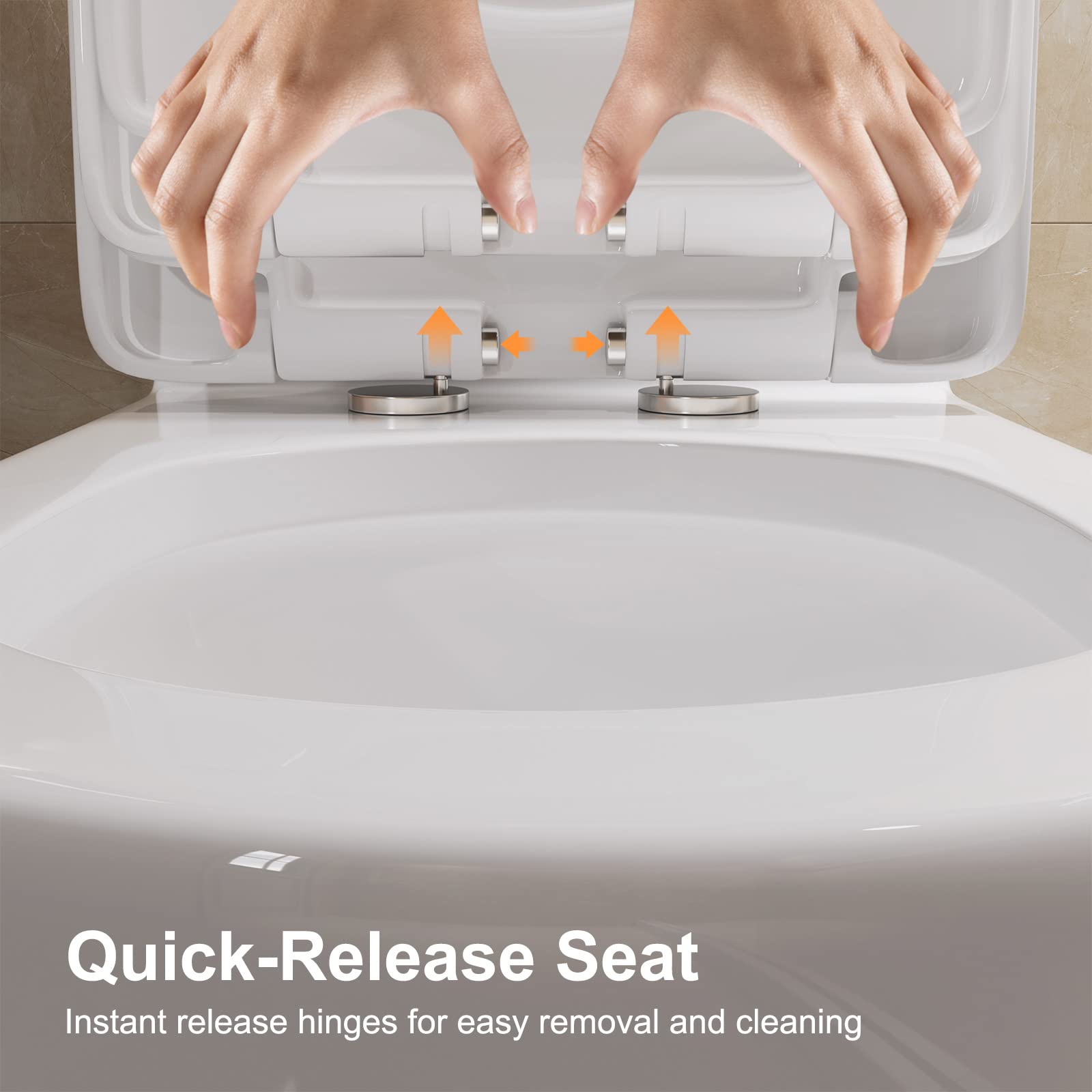 HOROW HWMT-8733 Compact One-Piece Toilet with Dual Flush - 12
