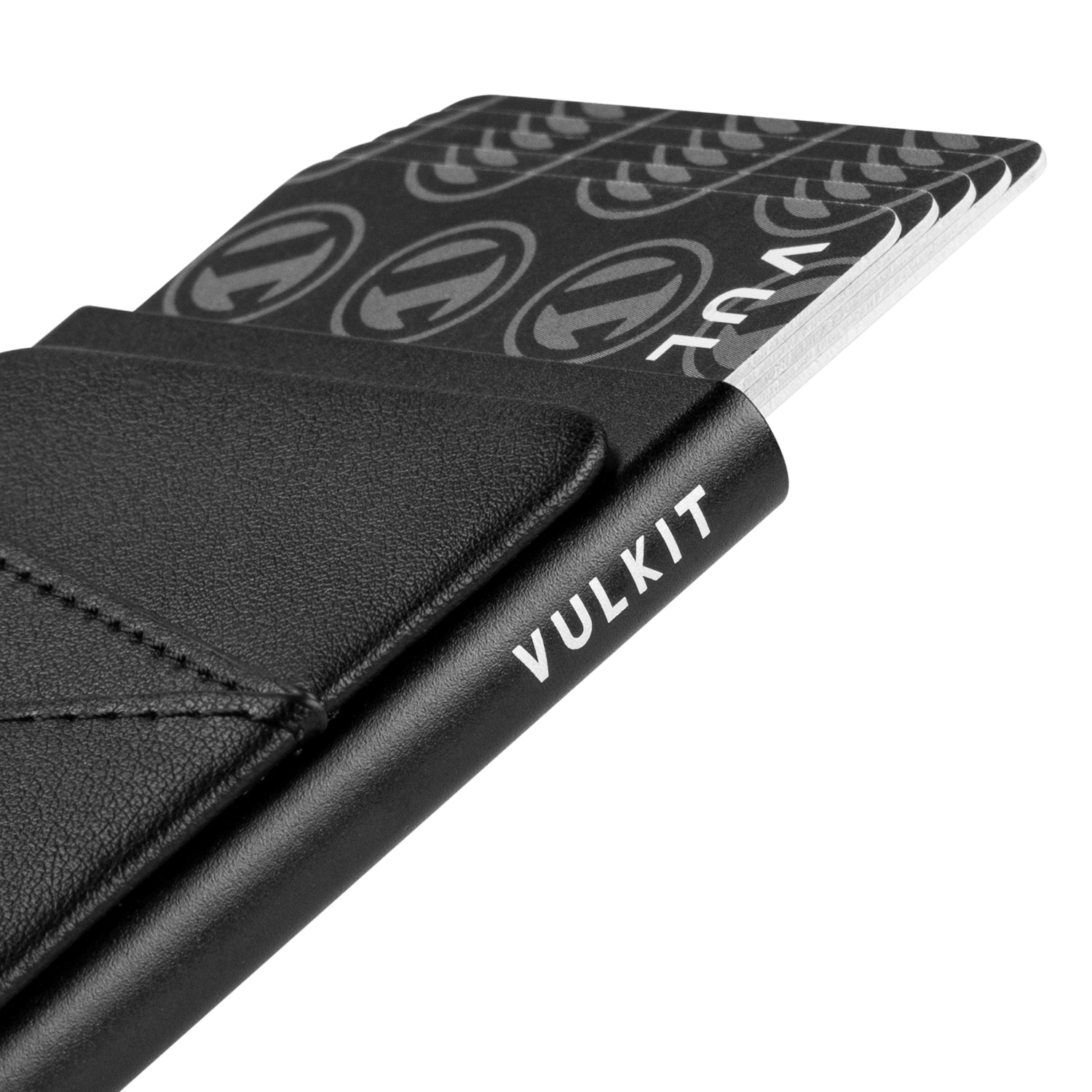 VC106 Minimalist Leather Card Holder with Extra Pocket for Cash & Coins - Slim RFID Blocking Wallet for Men & Women (Perfect for Travel, Everyday Use & Gift)