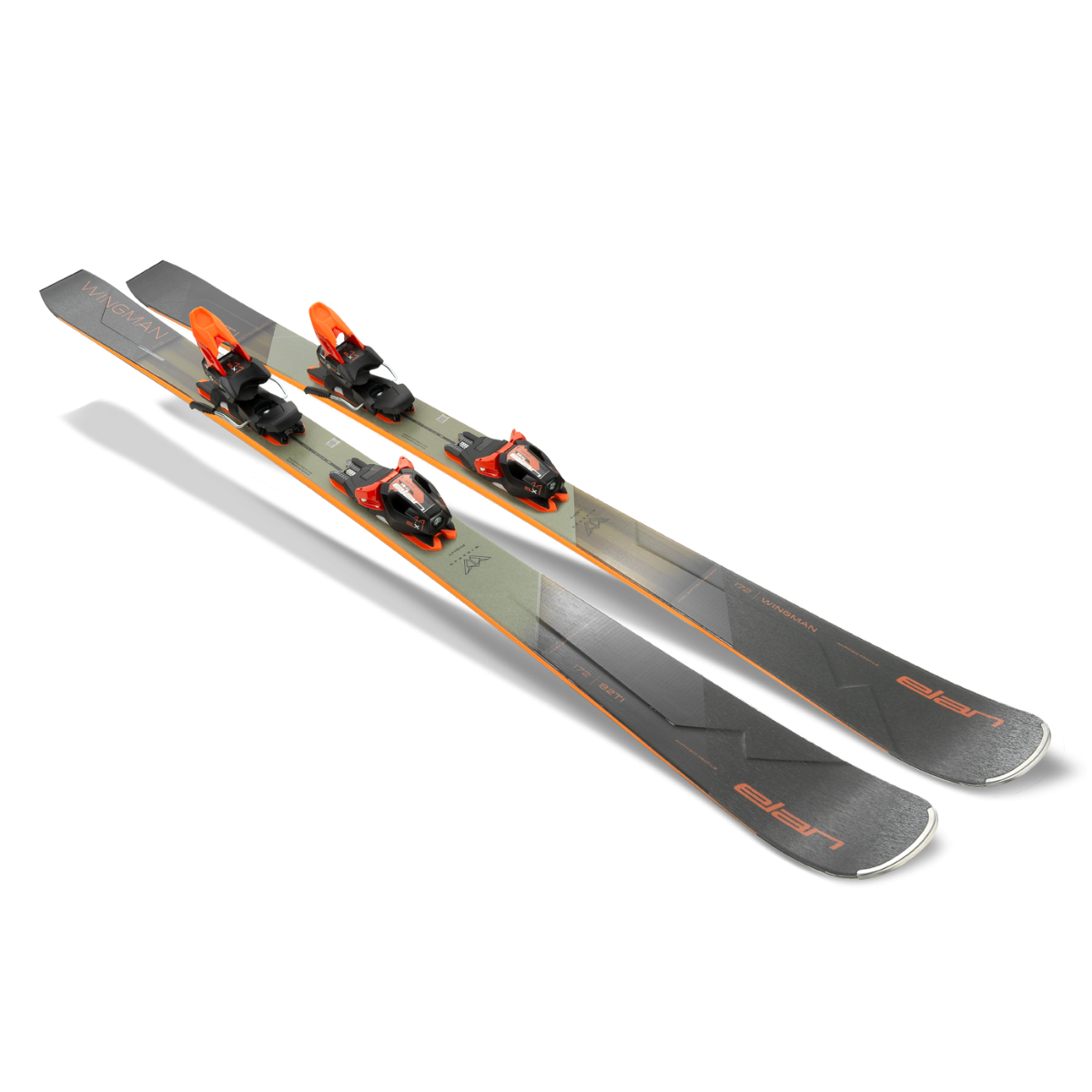 Elan WINGMAN 82 TI PS Ski with ELX 11.0 DB383218 Bindings 2025 - All-Mountain Performance for Powder, Groomers & Park Riding