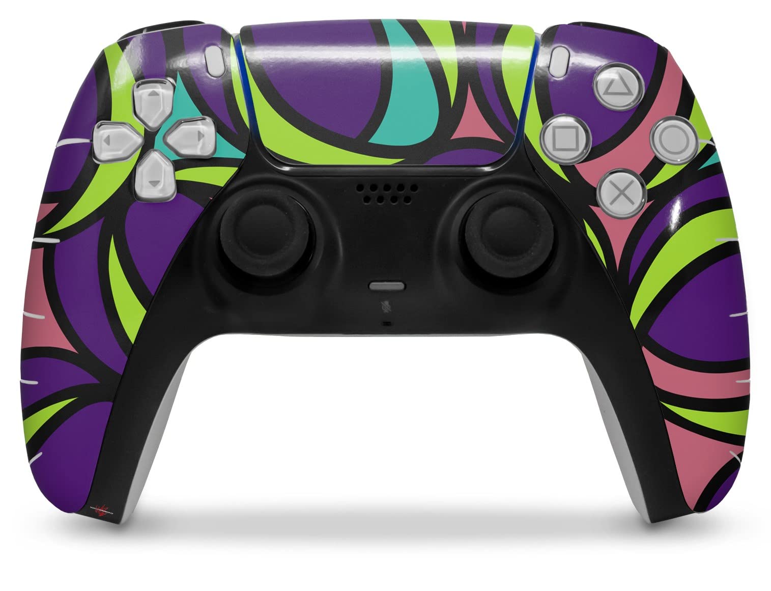 PS5 DualSense Controller Skin Wrap - Crazy Dots 01 for Gaming Protection