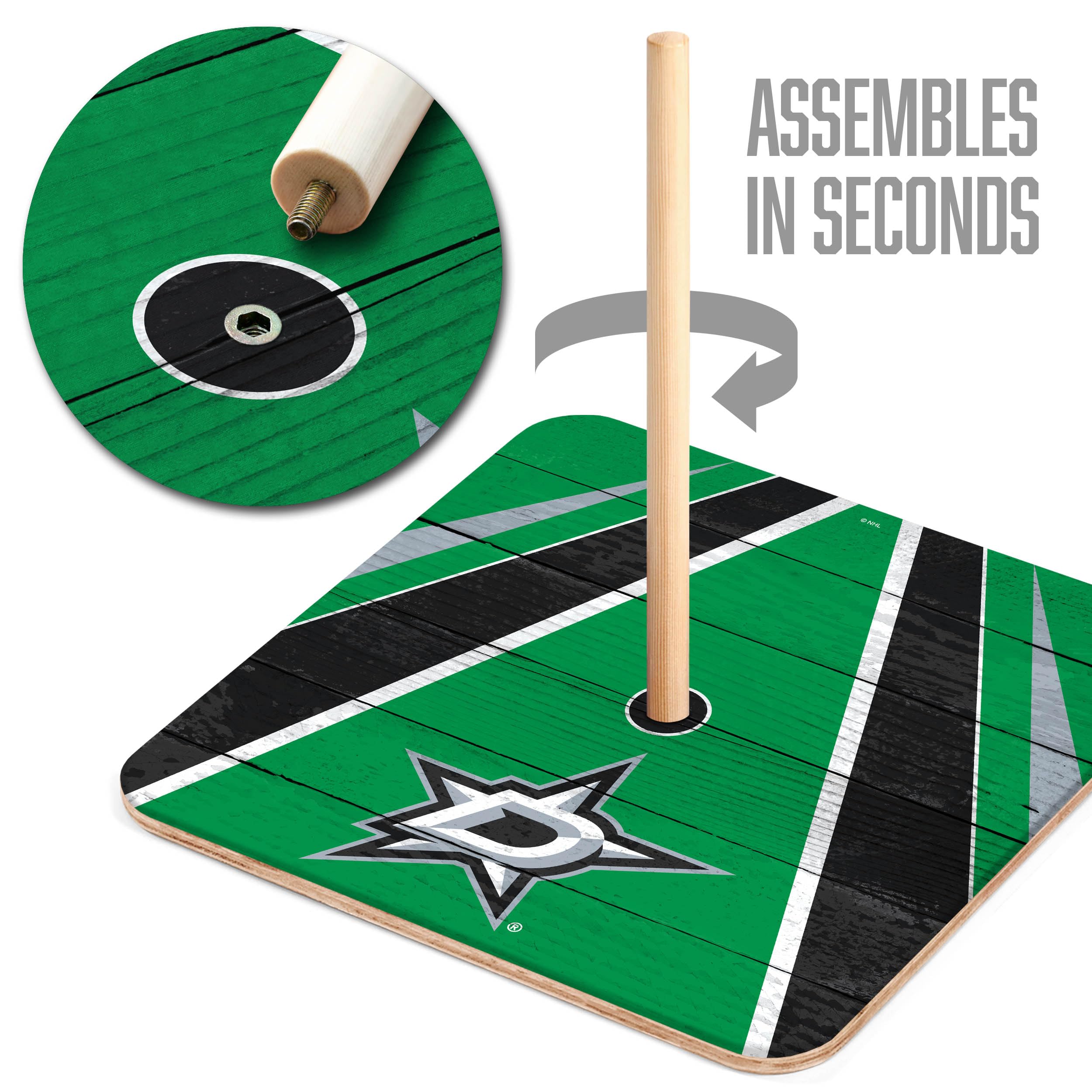 YouTheFan NHL Dallas Stars Horseshoe Bags - Officially Licensed Team Logo - Durable Sports Tote for Hockey Fans - Perfect for Game Day, Travel & Gym