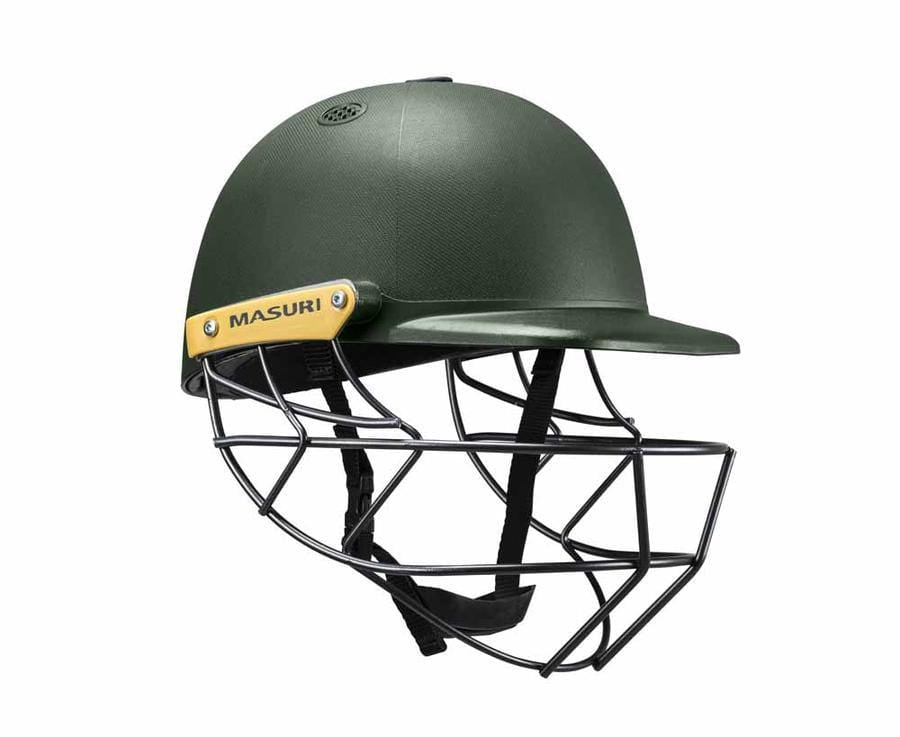 Masuri Vision Club Steel Cricket Helmet - Lightweight & Durable Cricket Safety Gear for Batsmen - Perfect for Practice, Matches & Professional Play