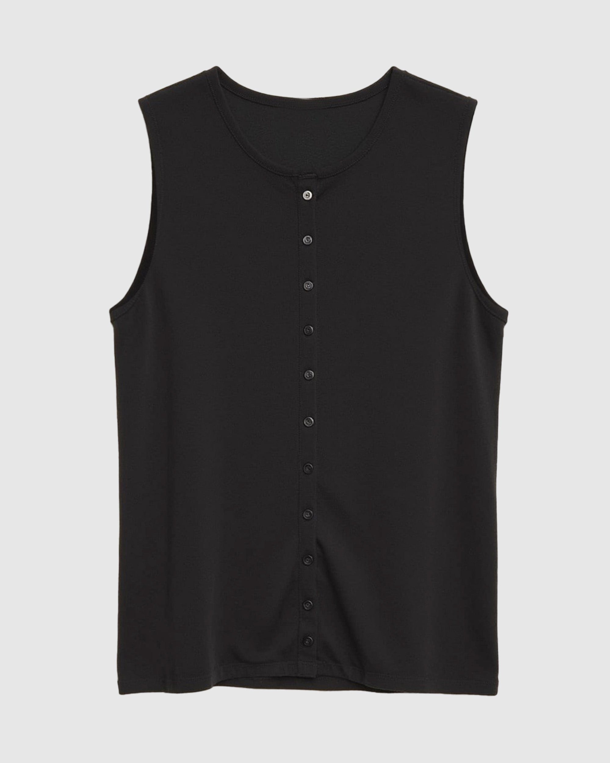 Elith Cotton Linen Button Knit Vest for Women - Lightweight Summer Layering Piece for Casual Outfits and Beach Cover-Ups