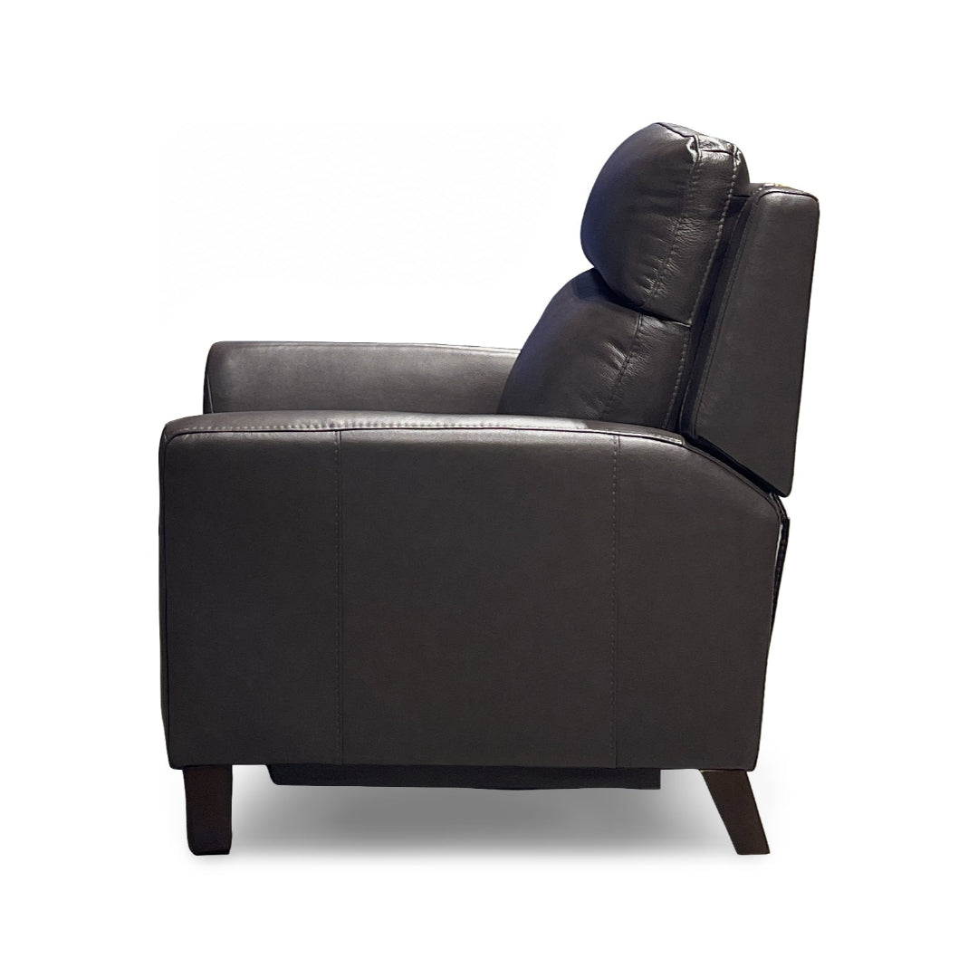 Premium Fairchild Leather Power Recliner Chair with High Leg Design - Perfect for Living Room, Home Theater & Office Comfort