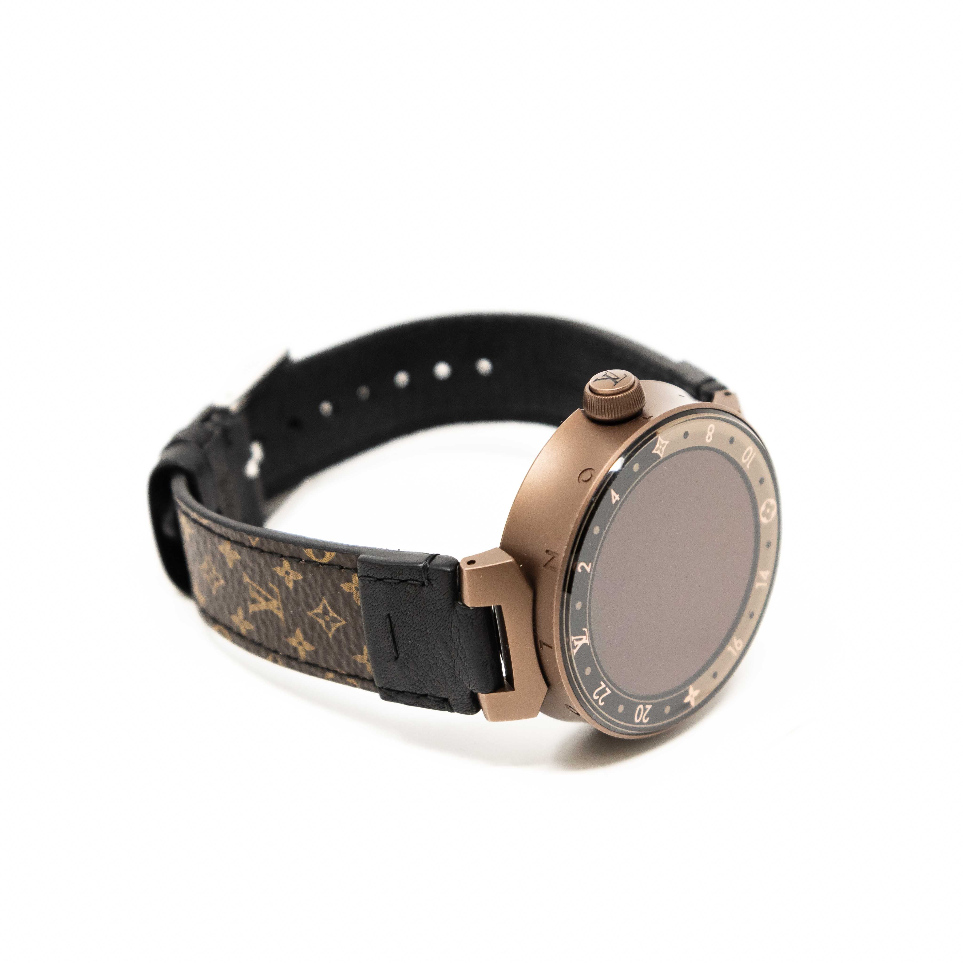 Louis Vuitton Tambour Horizon Light Up Smartwatch - Luxury Touchscreen Smart Watch for Men & Women with Fitness Tracking & Notifications - Perfect for Business, Travel & Everyday Wear