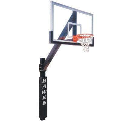 First Team Legend Fixed Height Basketball Hoop - Durable Outdoor Basketball System for Driveway, Backyard & Gym - Perfect for Kids & Adults Training & Games