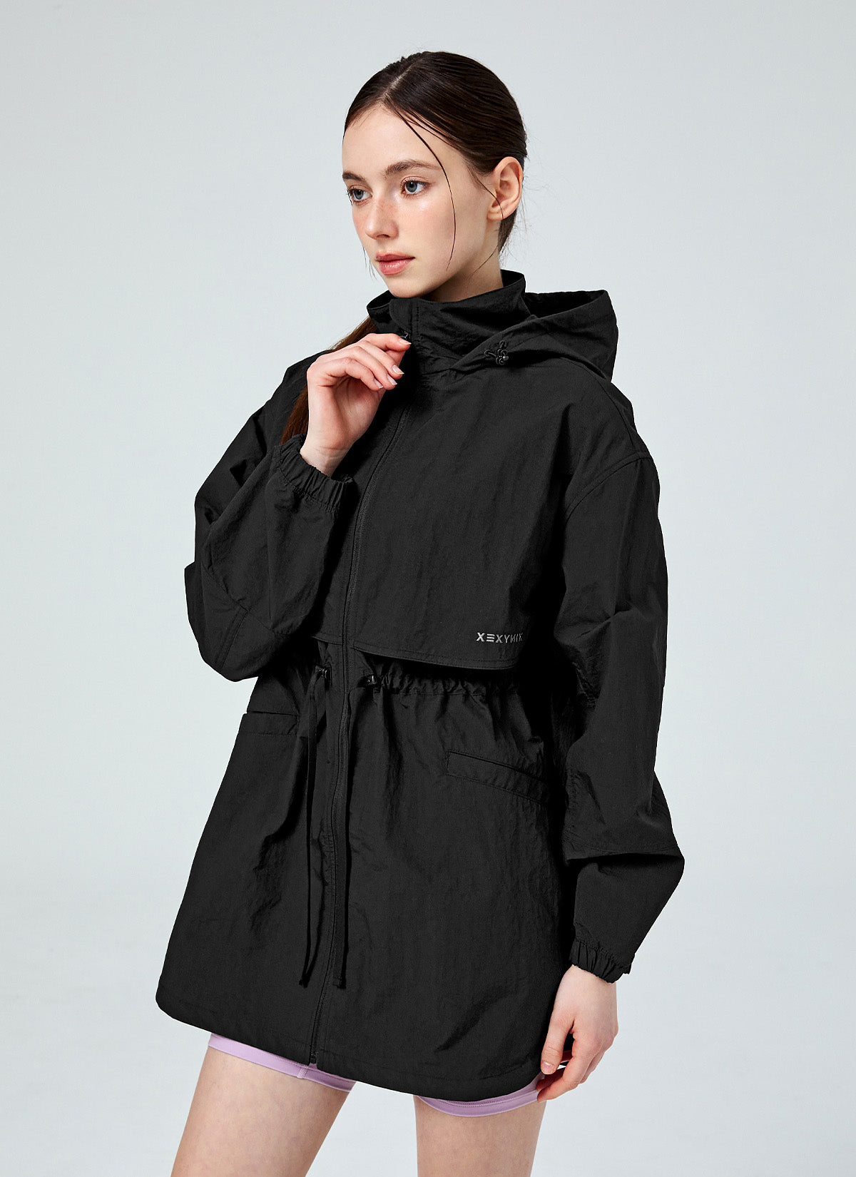Lightweight String Hood Windbreaker Jacket for Men & Women - Perfect for Running, Hiking & Outdoor Activities