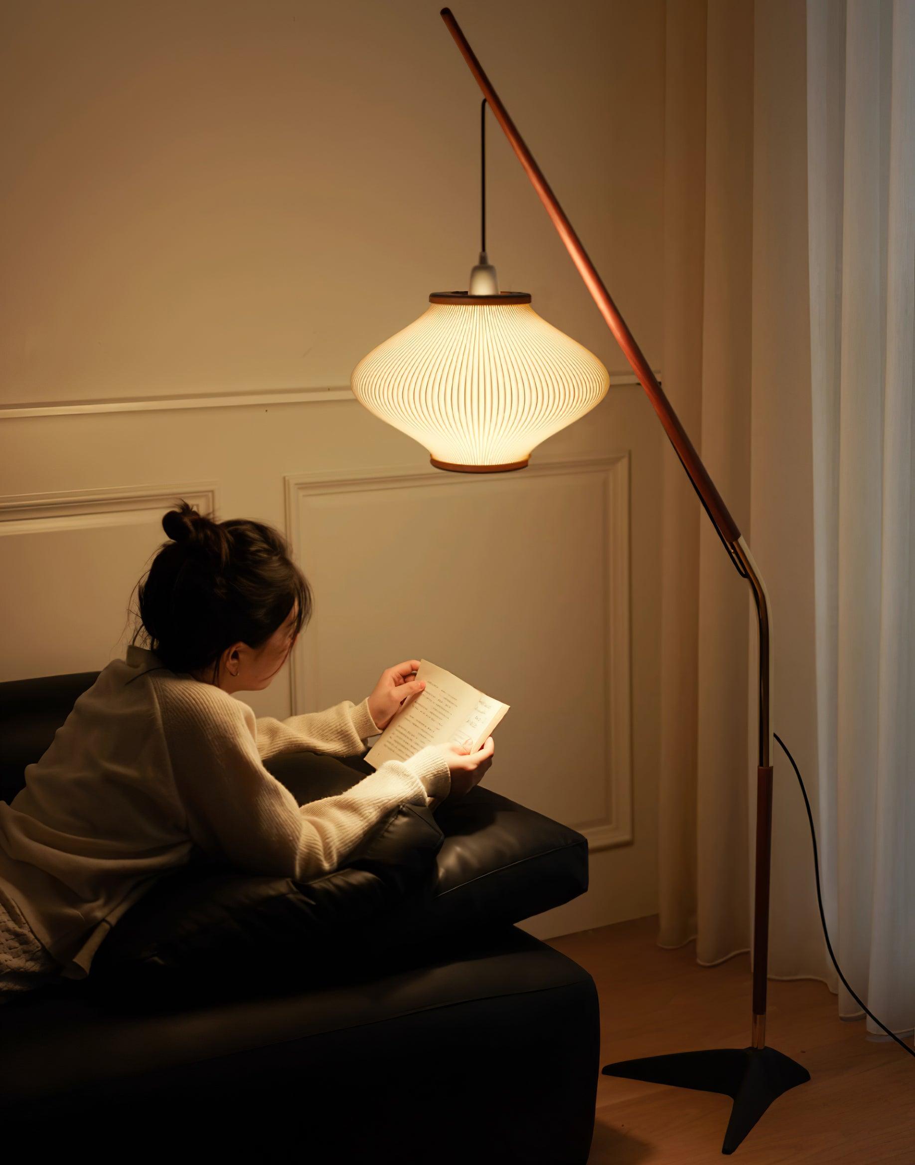 Modern Matsusu Adjustable Floor Lamp with Remote Control - Bright LED Standing Light for Living Room, Bedroom & Office - Warm White to Cool White Color Changing