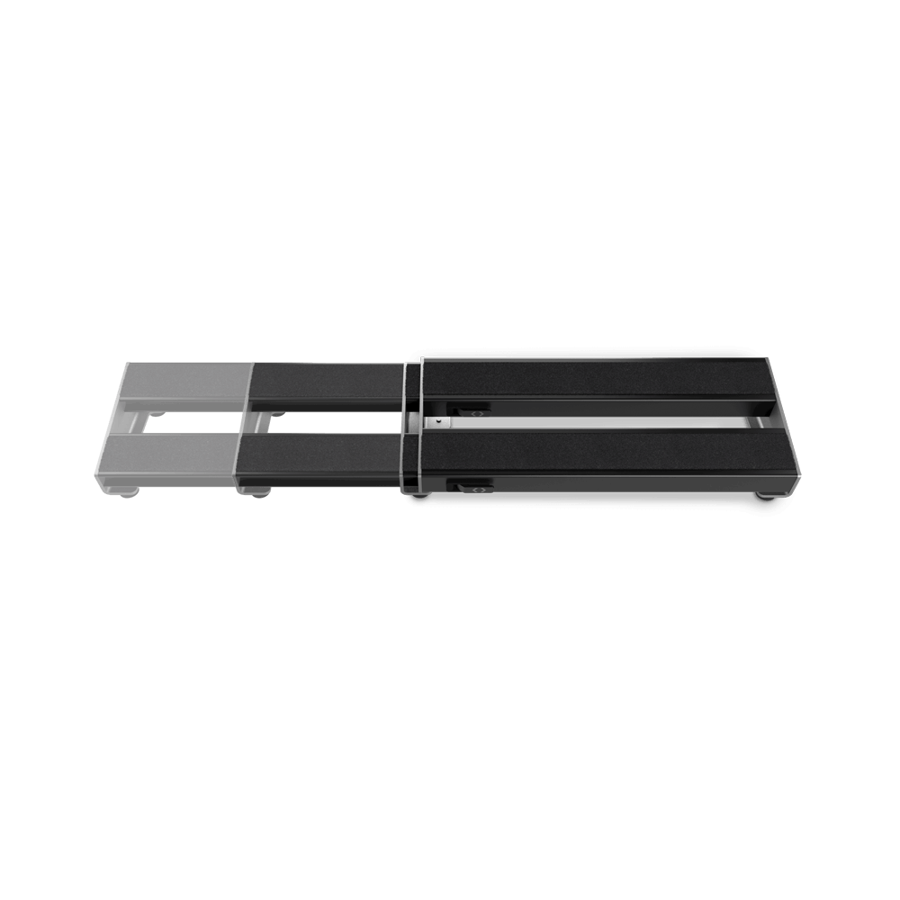 D'Addario XPND Single Row Pedalboard - Expandable Guitar Effects Pedal Board for Musicians | Perfect for Live Performances & Studio Recording