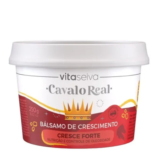 Cavalo Real Growth Treatment Mask - Oil Control & Nourishing Balm for Hair Growth (250g) | Vita Seiva Formula | Perfect for Damaged Hair & Scalp Care | Salon-Quality Treatment at Home
