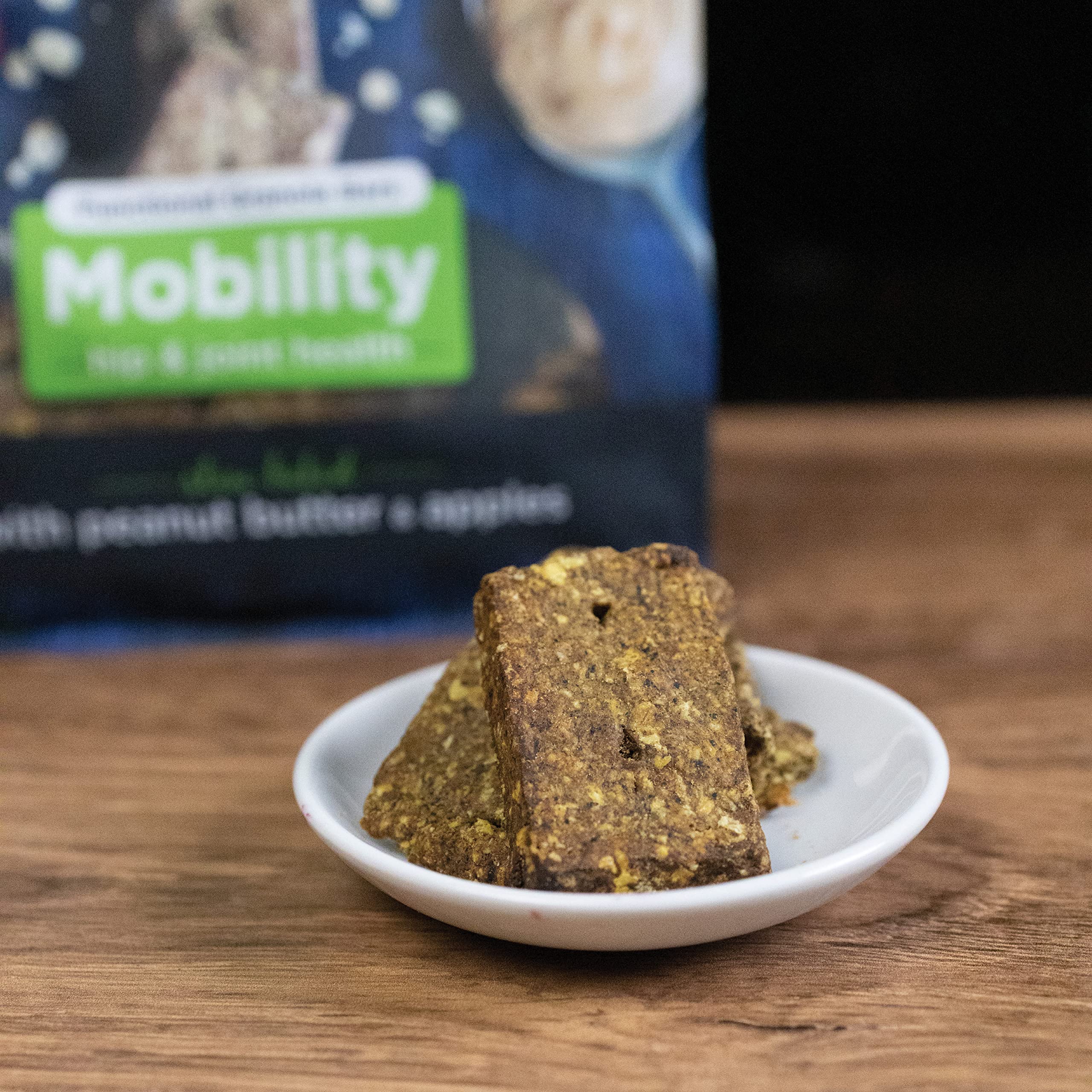 Nulo Functional Granola Bars for Dogs - Healthy Oven-Baked Dog Treats with Prebiotics & Probiotics - No Added Salt, Sugar or Molasses - 10oz Bag - Perfect for Training Rewards & Digestive Health Support