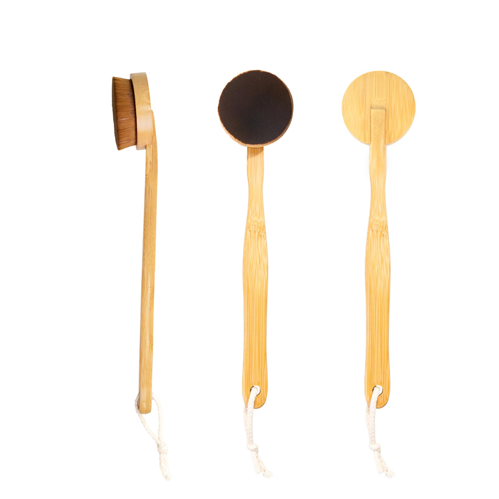 Self-Tan Back Applicator Brush - Long Handle for Easy & Controlled Sunless Tanning | Eco-Friendly, Vegan & Cruelty-Free Tanning Tool (1 Count) | Perfect for Even Self-Tan Application on Hard-to-Reach Areas