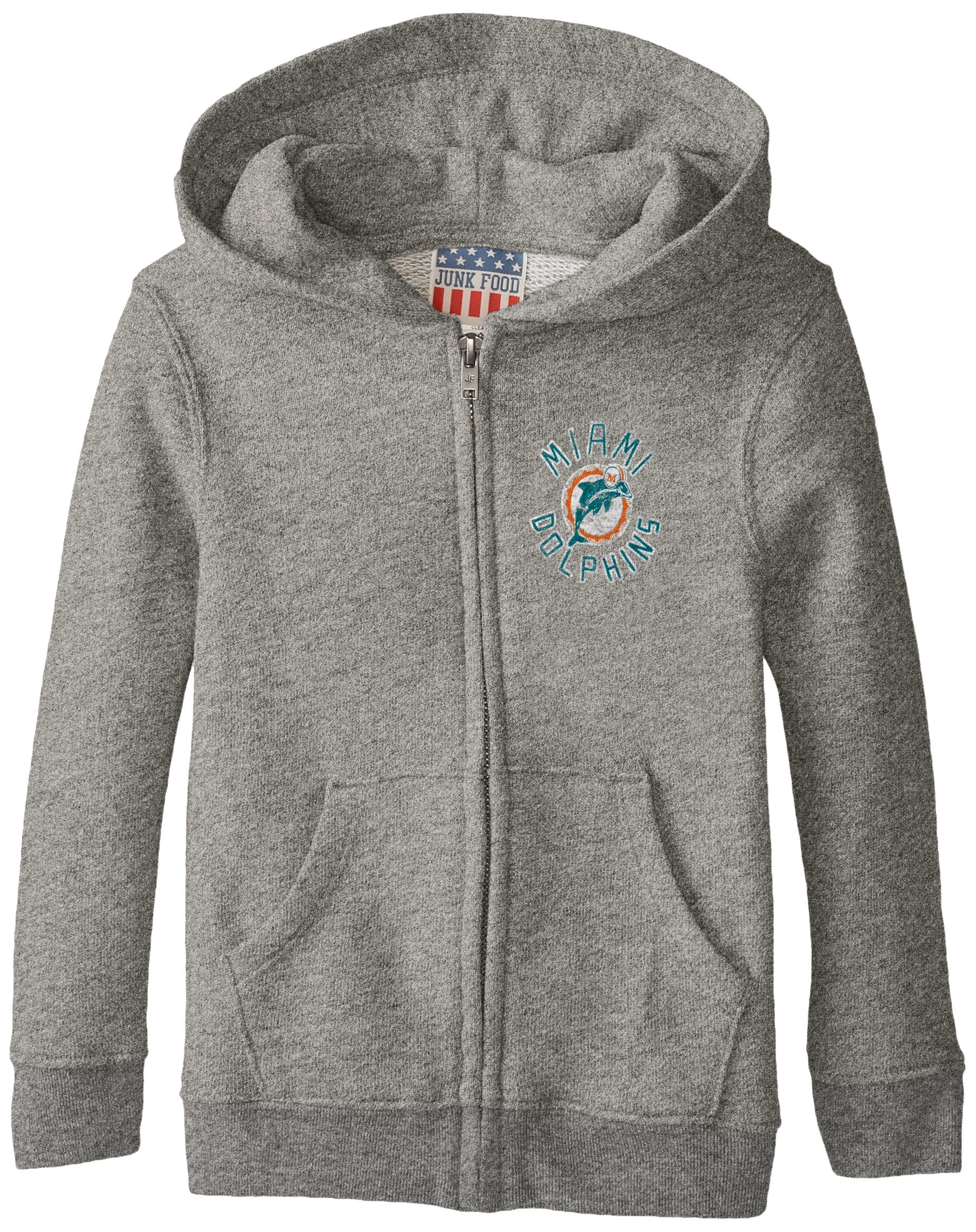 NFL Boys Youth Full Zip Fleece Hoodie - Warm Team Logo Pullover for Football Fans - Perfect for Game Day, School & Outdoor Activities