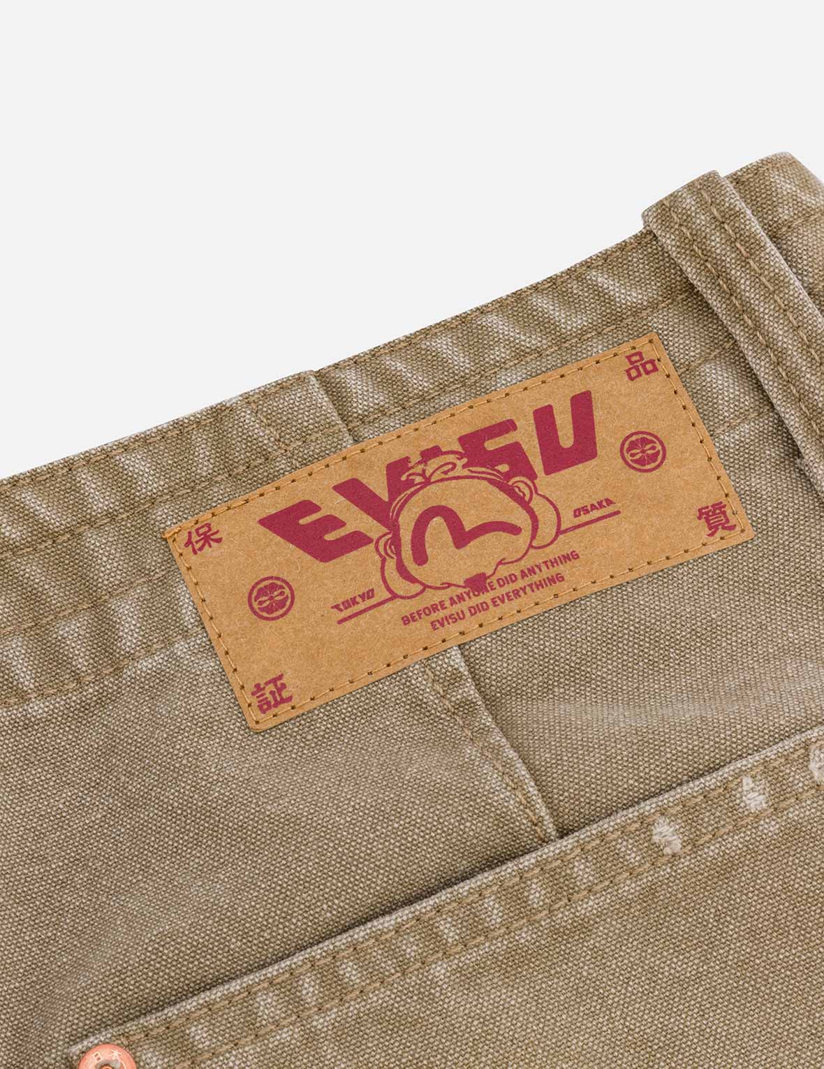 Seagull Embroidery & Logo Print Relaxed Fit Washed Denim Pants for Men - Casual Streetwear, Beach Outfits & Everyday Comfort