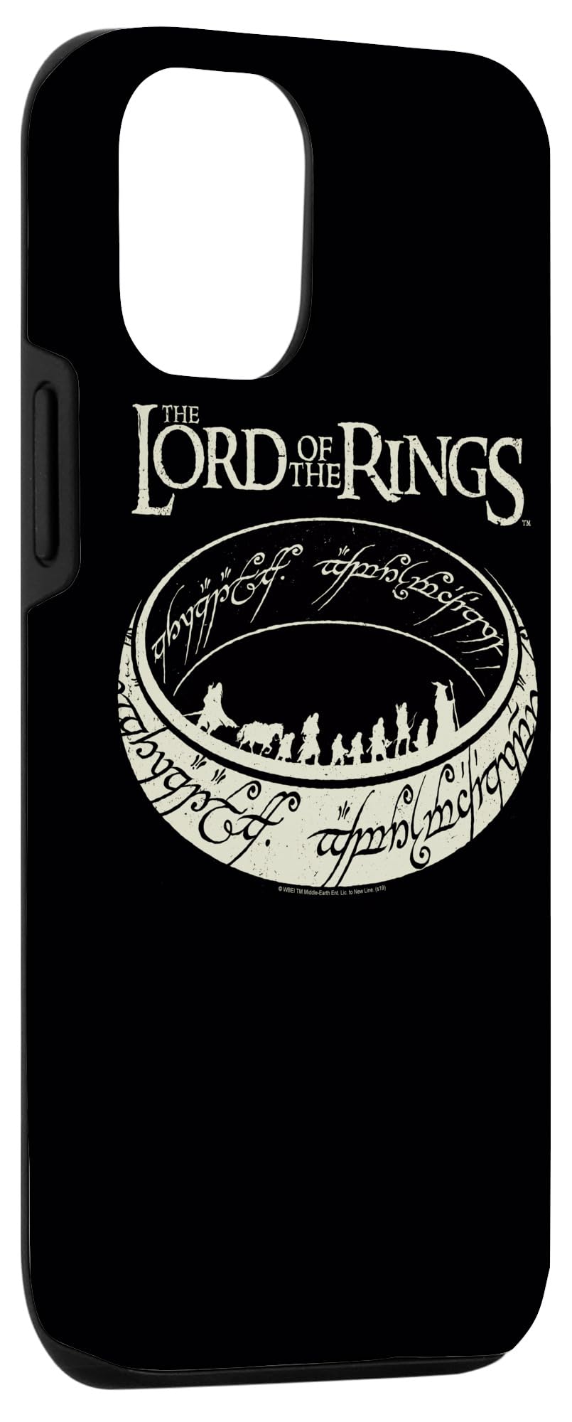Premium iPhone 12/12 Pro Case with Lord of the Rings Design - The Journey Ring Inspired Phone Cover for Protection & Style | Perfect for Fans, Travel, and Everyday Use