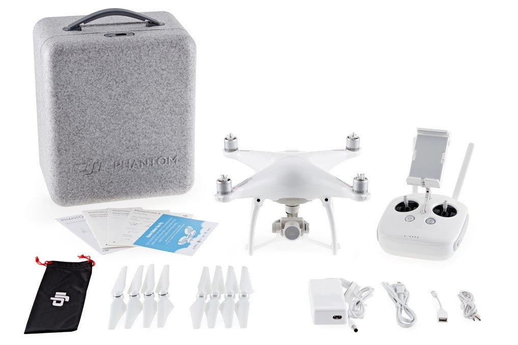 DJI Phantom 4 Pro V2.0 4K Drone with 3-Axis Gimbal Stabilizer - Professional Aerial Photography Quadcopter for Travel, Real Estate & Film Making