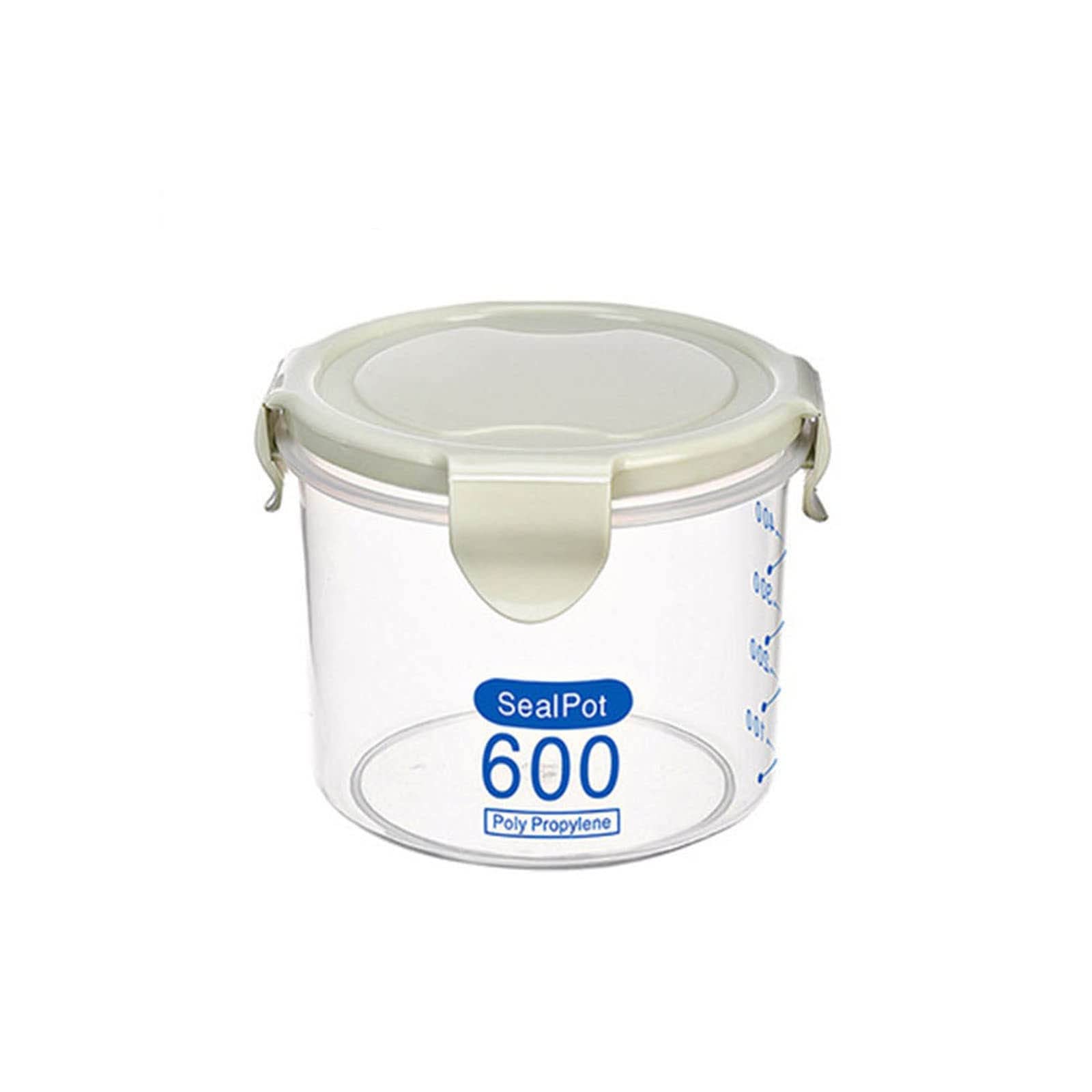 WujiJia Airtight Food Storage Containers Set - BPA-Free Plastic Kitchen Storage Boxes for Cereal, Flour, Sugar & Dry Goods | Pantry Organization & Space Saving | Ideal for Home, Office & Meal Prep
