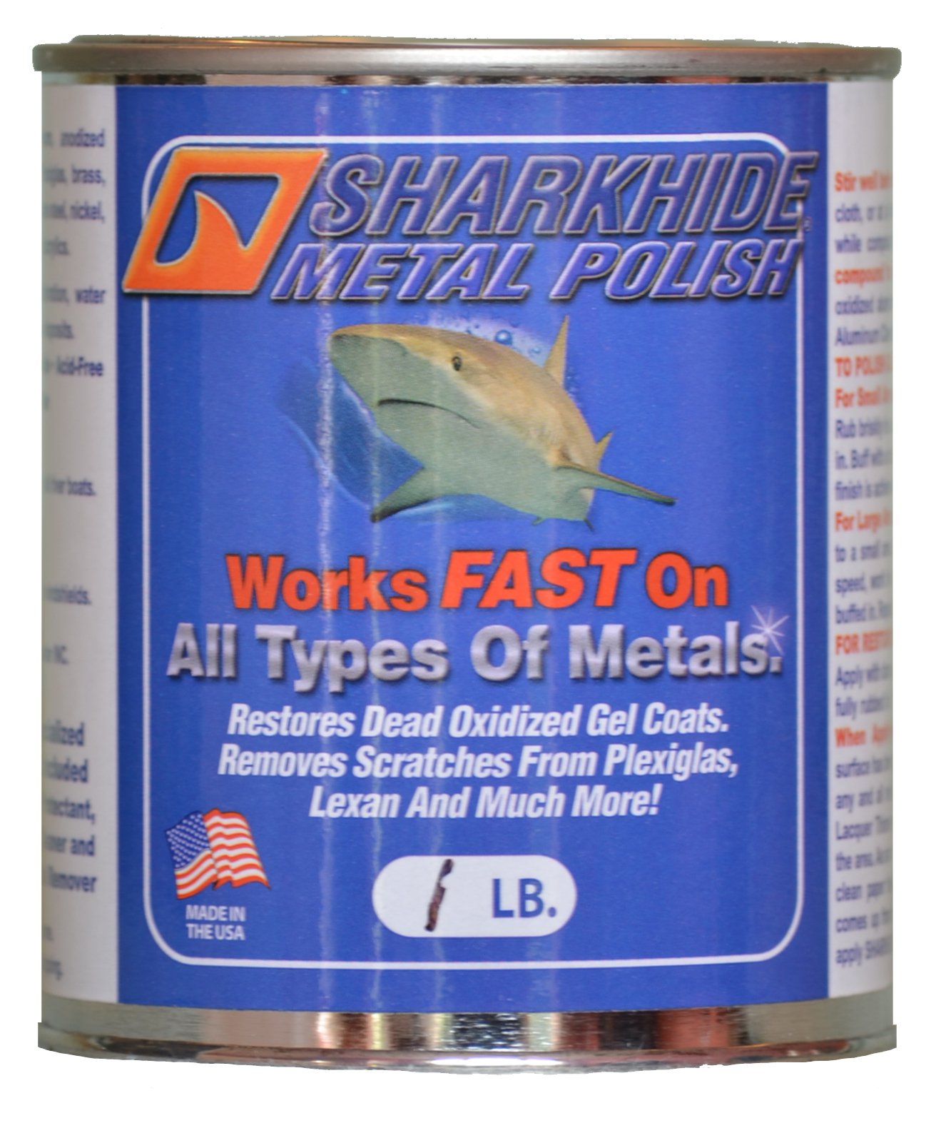 Premium Metal Polish 1lb - Restores Shine & Removes Tarnish - Perfect for Jewelry, Silverware, Automotive & Household Metal Surfaces