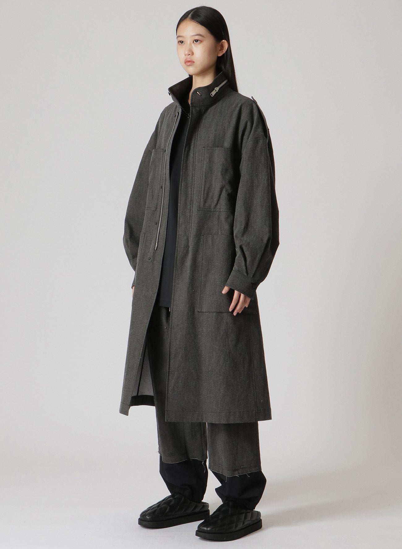 Premium Cotton/Linen Canvas Ink Coating 5-Panel Coat - Lightweight, Durable & Stylish for Outdoor Adventures, Travel & Casual Wear