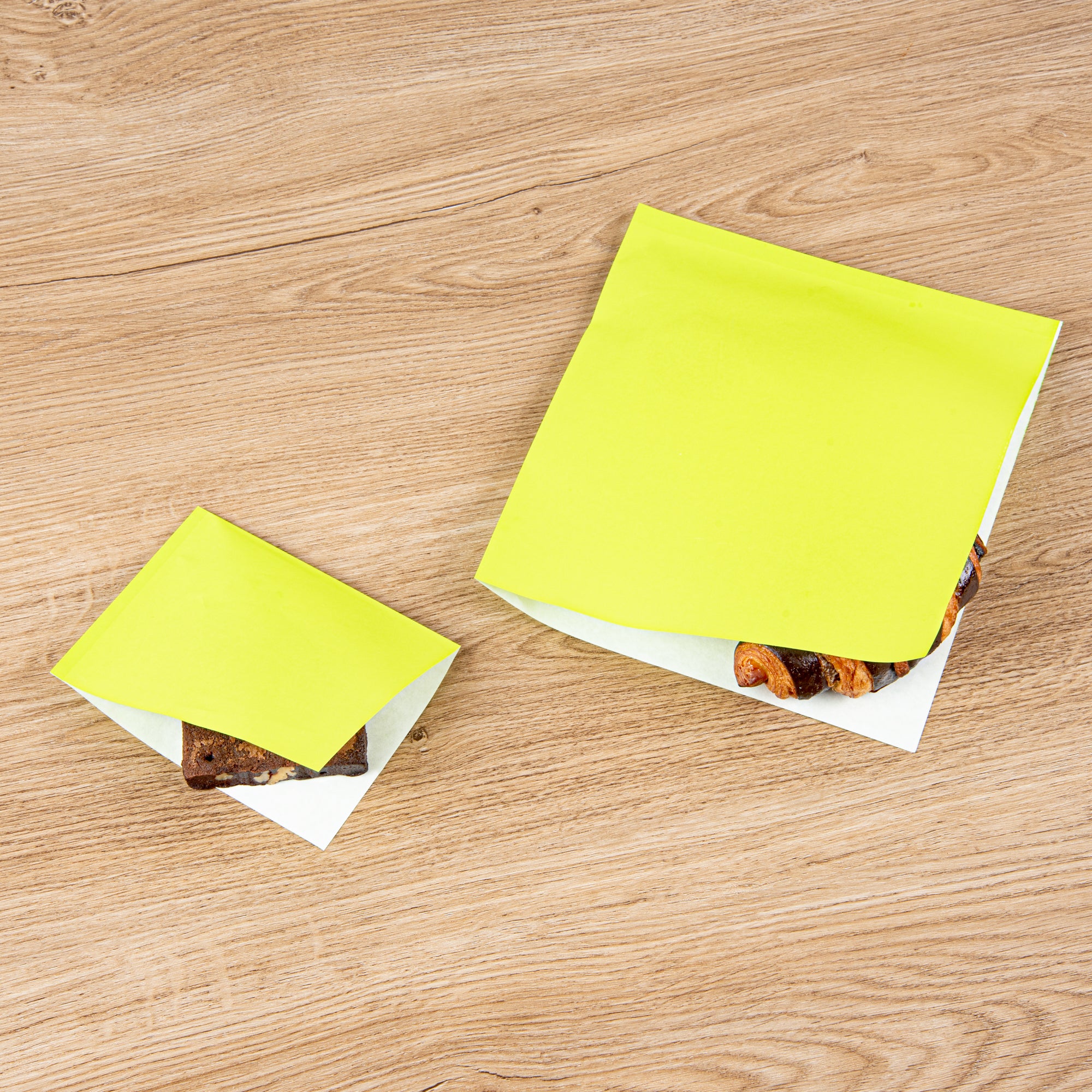 Eco-Friendly Greaseproof Paper Bags - Small Double Open Sandwich Bags 6.25