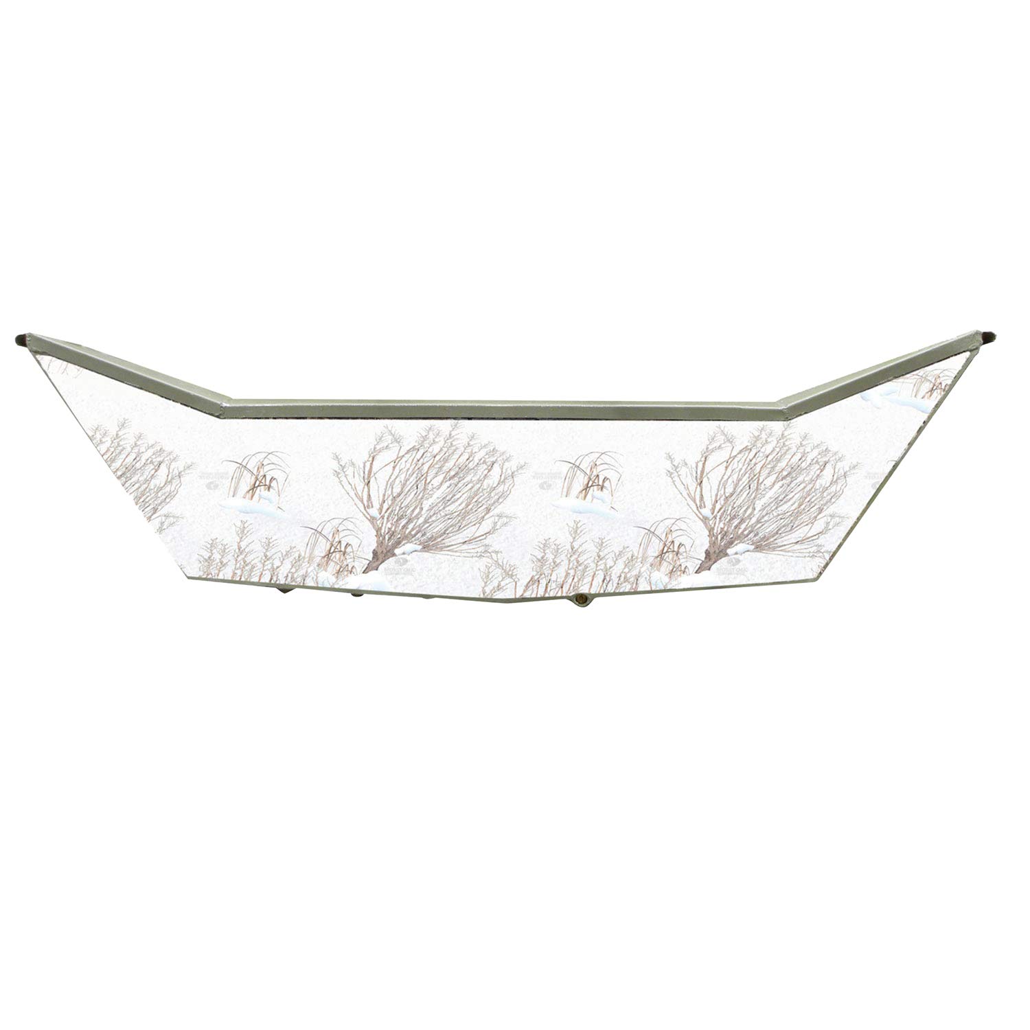 Mossy Oak Winter Brush Camo Transom Boat Wrap Kit - Easy to Install Matte Vinyl Wrap (18