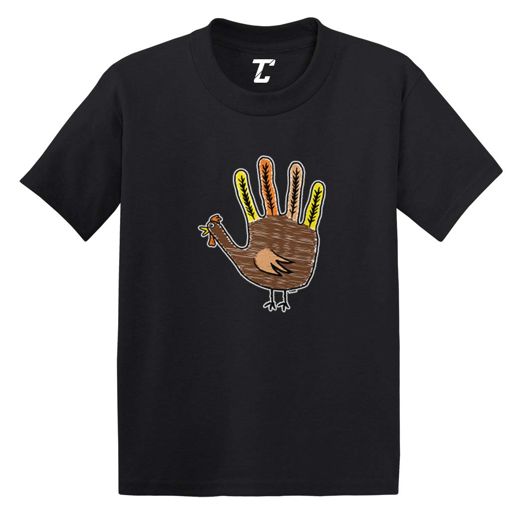Thanksgiving Turkey Drawing Toddler T-Shirt - Soft Cotton Jersey Kids Shirt for Holiday Family Gatherings & Festive Photos