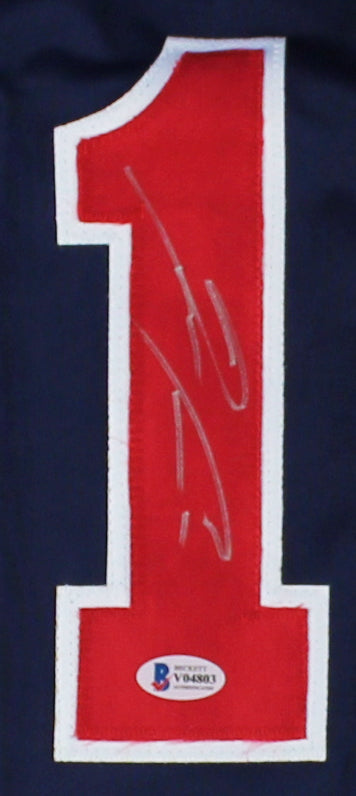 Authentic Ronald Acuña Jr. Signed Atlanta Braves Navy MLB Jersey - Limited Edition Collectible for Baseball Fans & Sports Memorabilia Enthusiasts - Perfect for Display, Gifting, and Game Day
