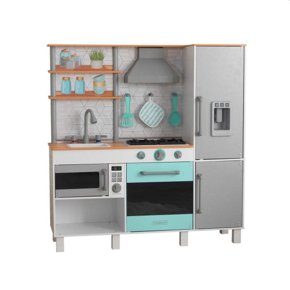 Premium Gourmet Chef Play Kitchen Toy for Kids - Easy Kraft Assembly™ - Perfect for Pretend Cooking & Role Play at Home