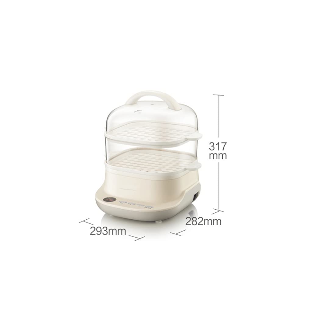 **Electric Food Steamer with Stackable Baskets – Fast Heating, Auto Shutoff & Stainless Steel Base – Perfect for Vegetables, Dumplings & Healthy Meals – Ideal for Home & Kitchen Use**