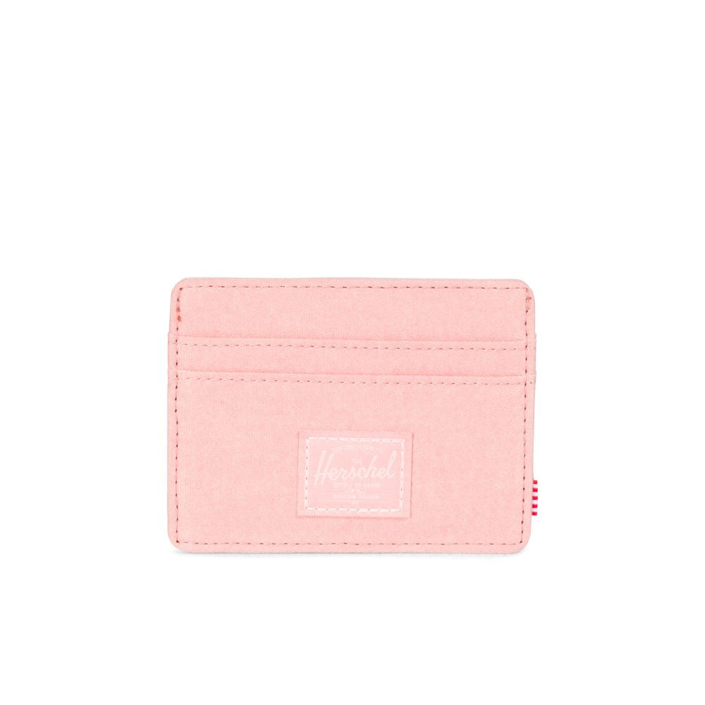 Herschel Charlie Wallet - Slim Canvas RFID Blocking Bifold Wallet for Men & Women - Strawberry Ice - Perfect for Travel, Everyday Use & Minimalist Lifestyle
