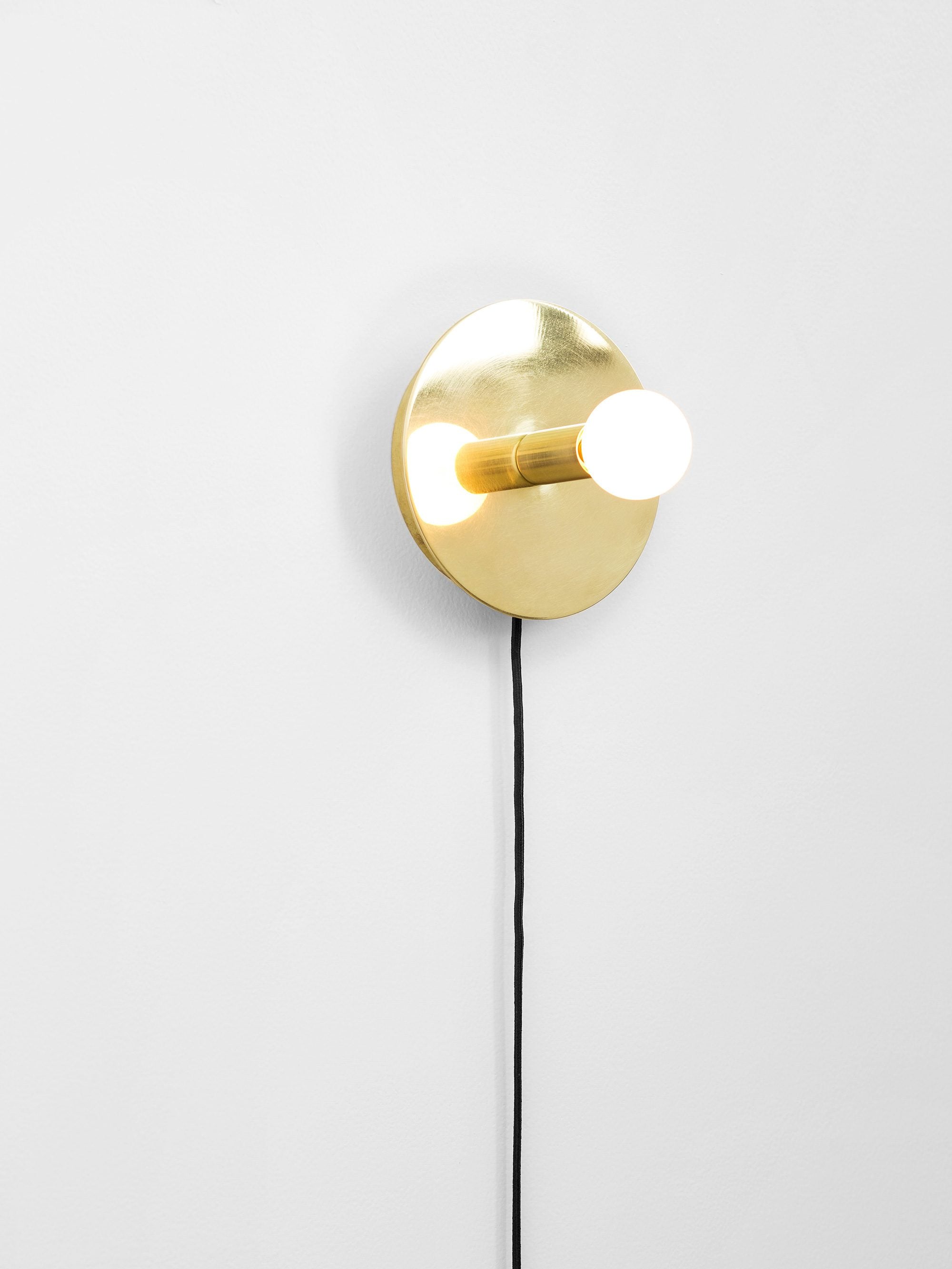 Modern Dot Wall Lamp - Minimalist LED Sconce Light for Bedroom, Living Room & Hallway - Energy Efficient Dimmable Ambient Lighting for Home Decor
