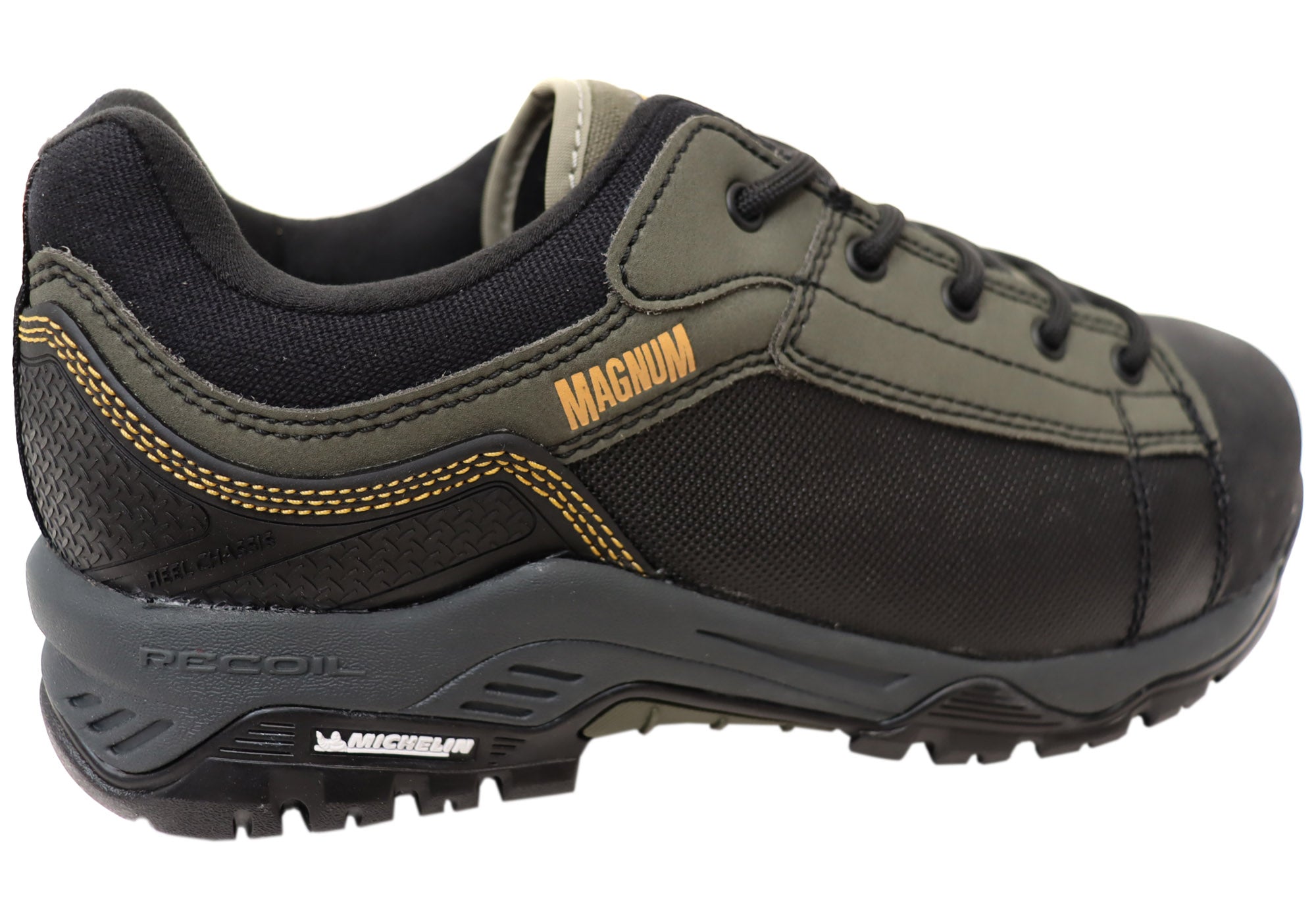Magnum Men's Comfortable RX Low Composite Toe Safety Work Shoes - Lightweight & Slip Resistant for Construction, Warehouse & Industrial Work