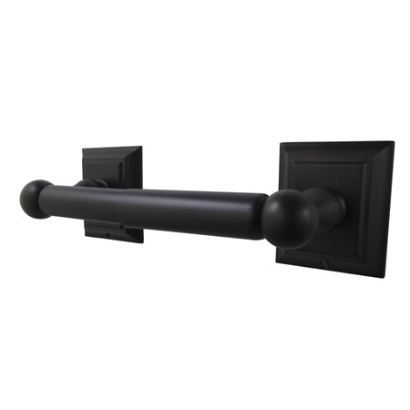 Oil Rubbed Bronze Toilet Paper Holder - Modern Bathroom Tissue Roll Stand with Easy Installation - Perfect for Home, Office, and RV Bathroom Decor