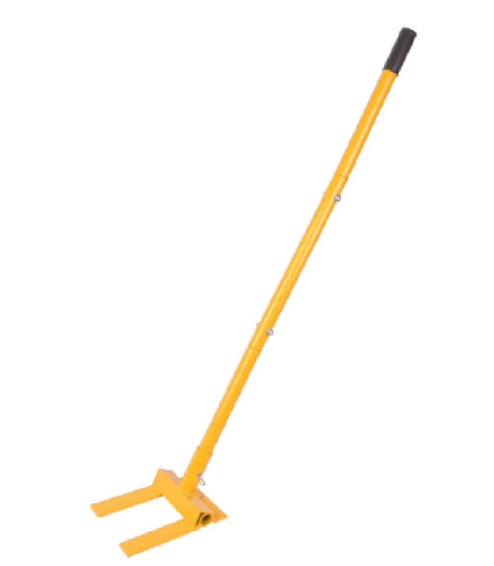 44 Inch Heavy Duty Pallet Buster Tool - Deck Wrecker & Pry Bar for Wooden Pallet Disassembly - Perfect for Warehouse, Construction and DIY Deck Board Removal Projects