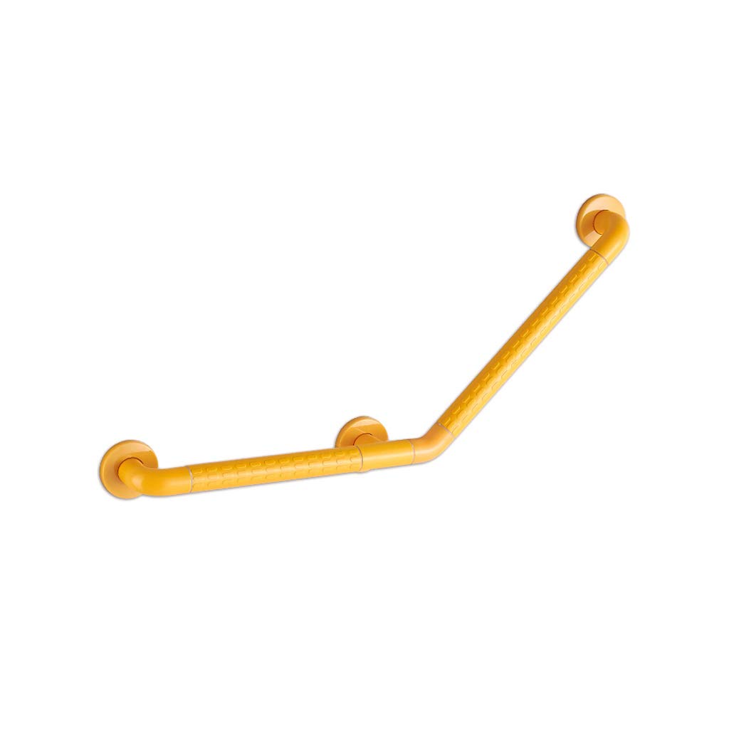 Anti-Slip Safety Handrail for Toilet & Shower - 135° Adjustable Bathroom Grab Bar, Yellow Non-Slip Handle for Bathtub, Steps & Corridor (Multi-Size) - Ideal for Elderly & Disabled Bathroom Safety