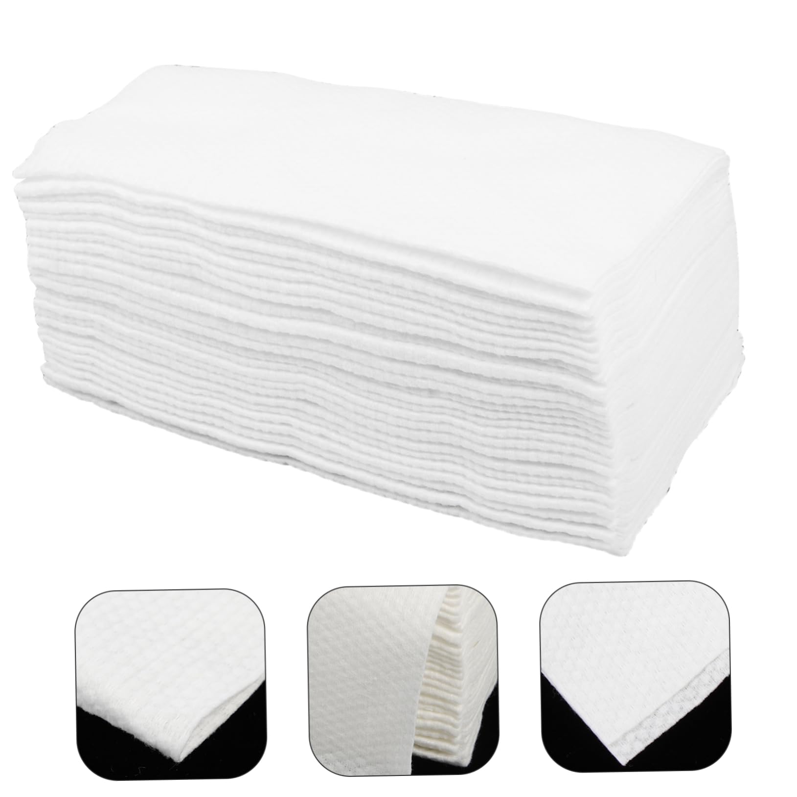 **Mikinona 60-Pack Fast-Drying Hand Towels & Makeup Remover Cloths - Soft, Portable & Reusable for Face Cleaning, Travel, Gym & Beauty Routine**