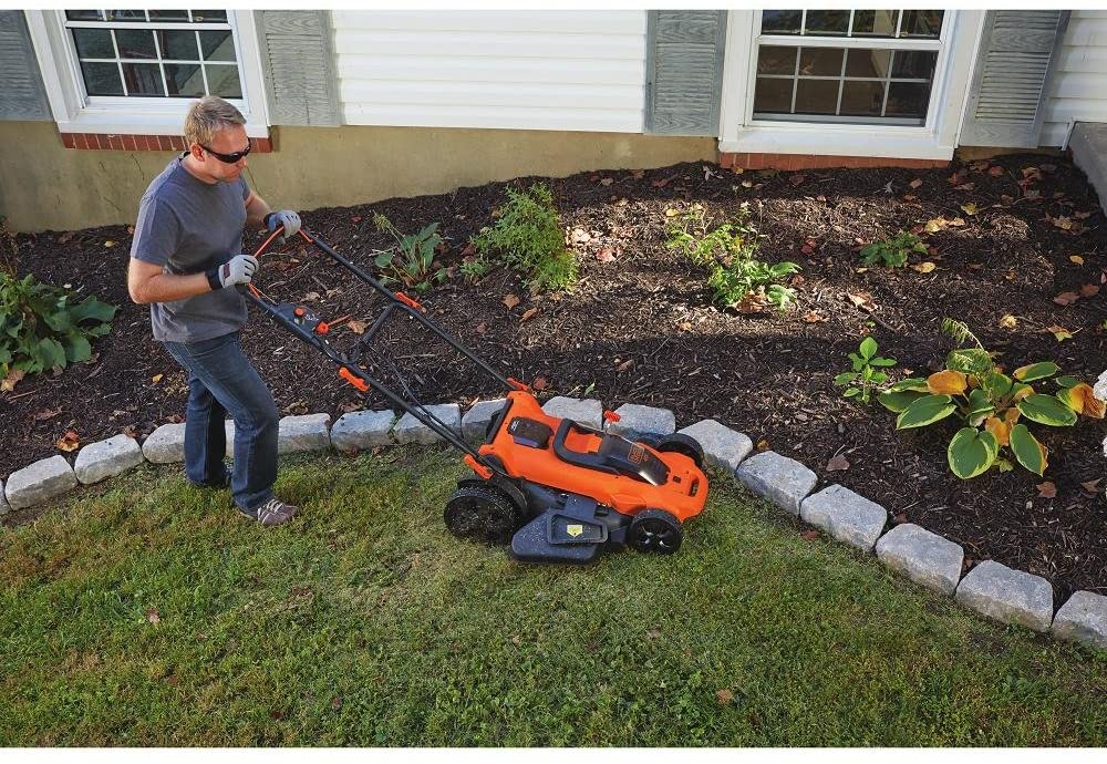BLACK + DECKER 40V Max Lithium Cordless Lawn Mower (CM2043) - Refurbished with Full Warranty | Lightweight Battery-Powered Lawn Care for Small to Medium Yards